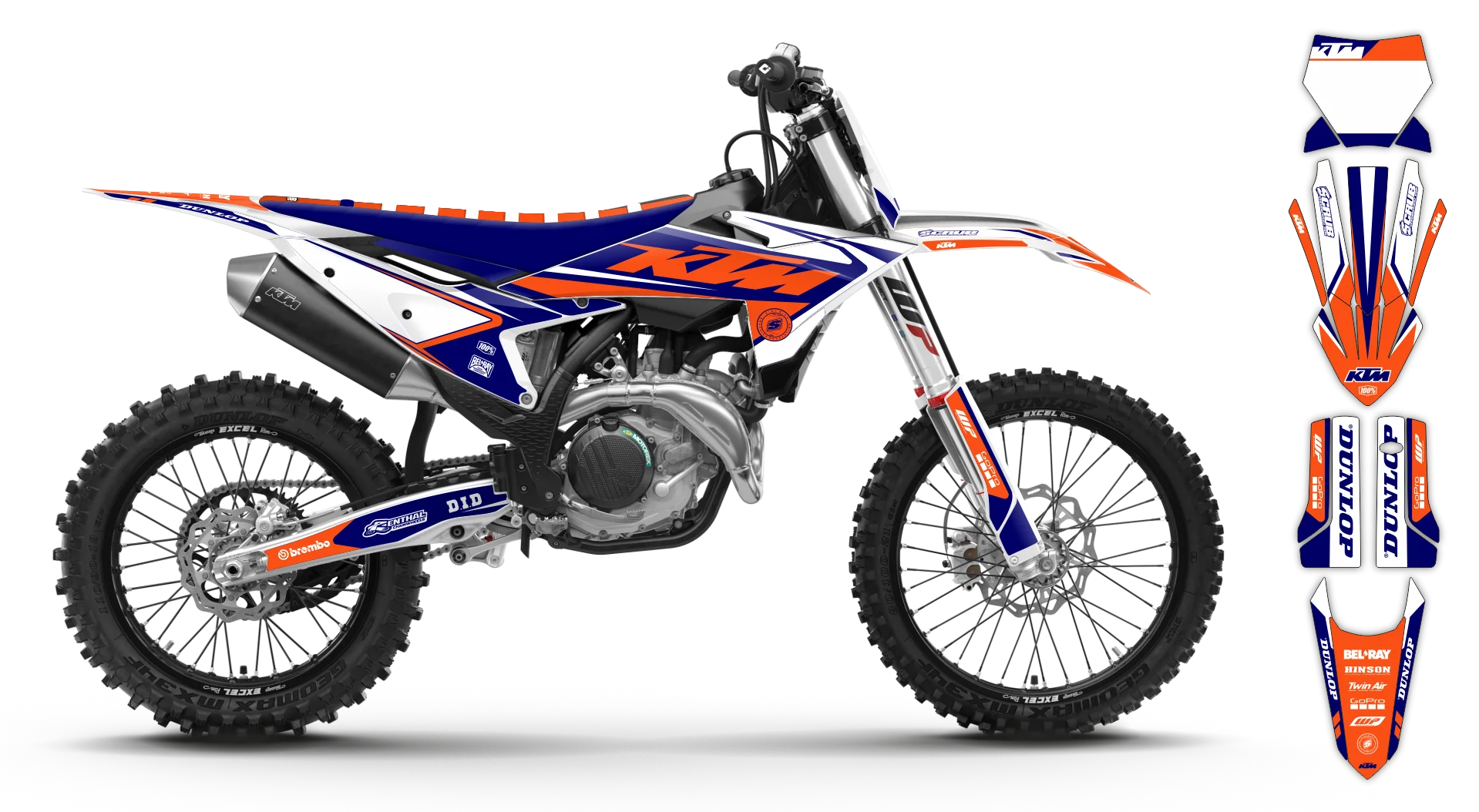 Graphics Kit - KTM - SX SX-F / XC XC-F - 2025 - K17 - R2
