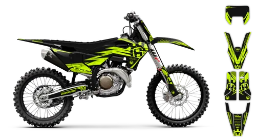 Graphics Kit - Husqvarna 14-> TE-FE Series - 2025 Heritage - Fluo H-SE1101 - ST