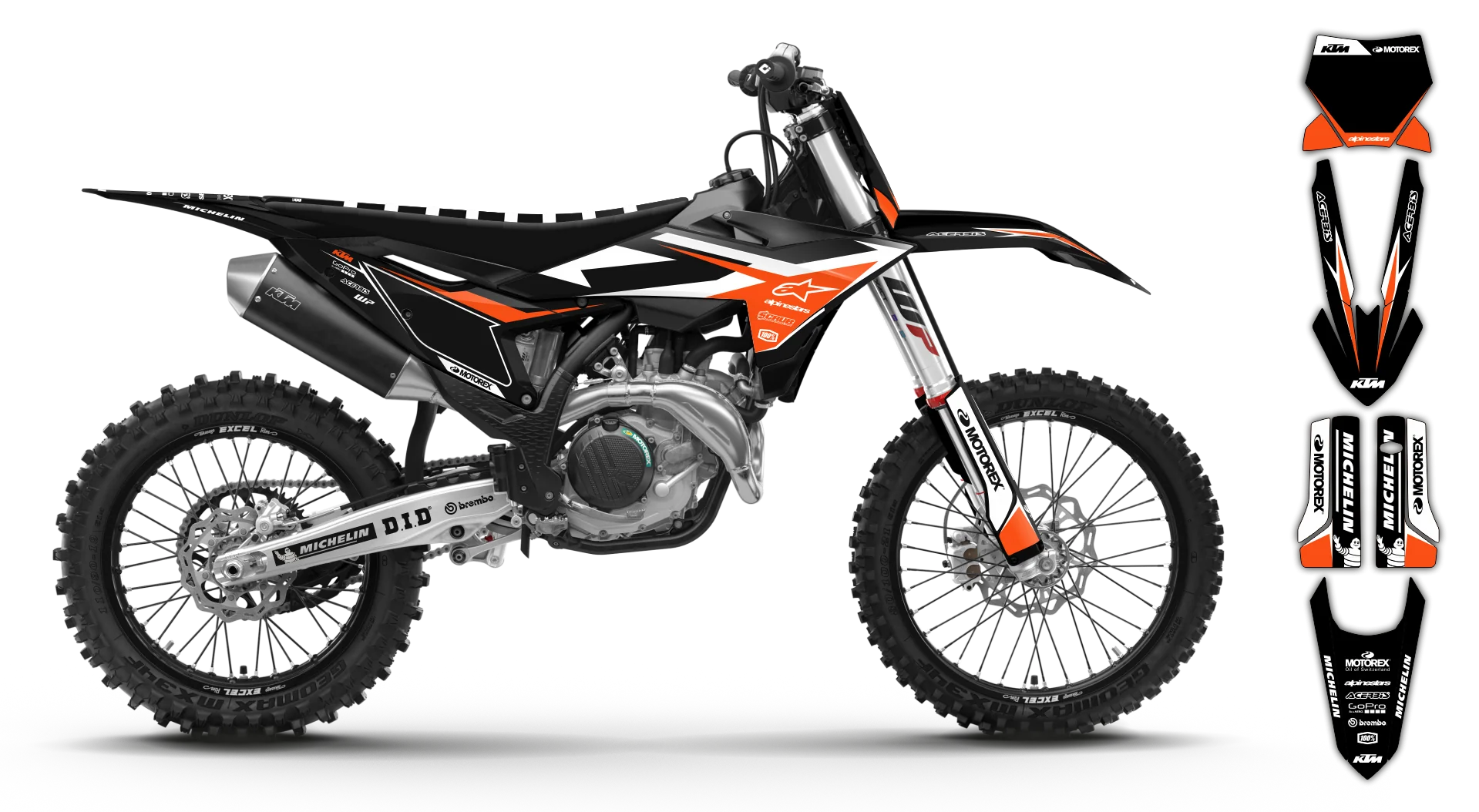Graphics Kit - KTM - SX SX-F / XC XC-F - 2025 - K-SE1098 - LE