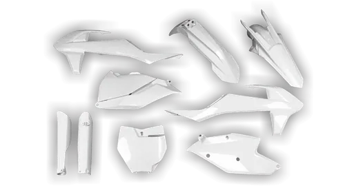Plastics Kit - KTM - SX SX-F / XC XC-F - 2016-2018 - Full Kit - White 1