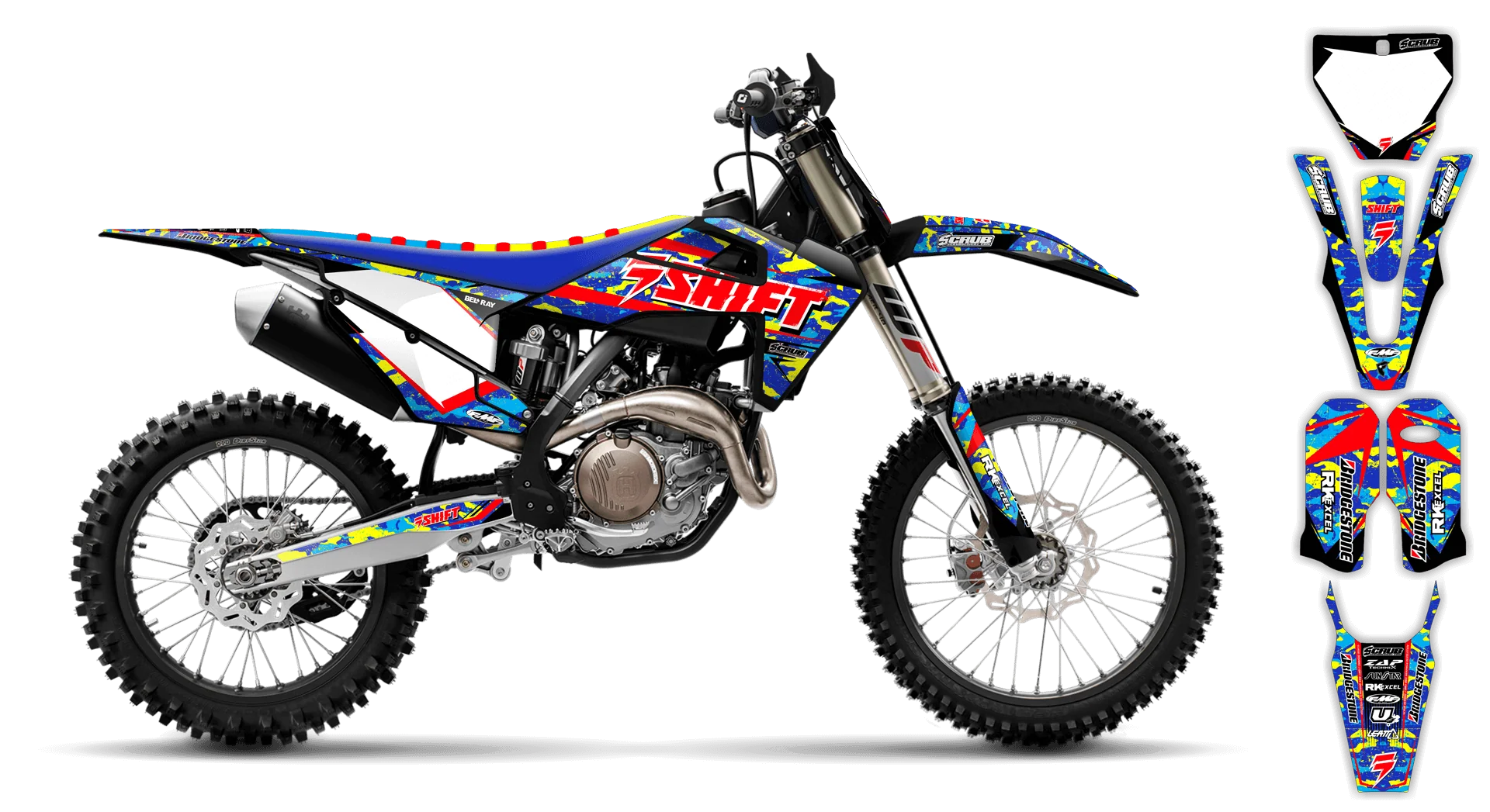 Graphics Kit - Husqvarna 14-> FS Series - 2023-2024 - Step Up - LE