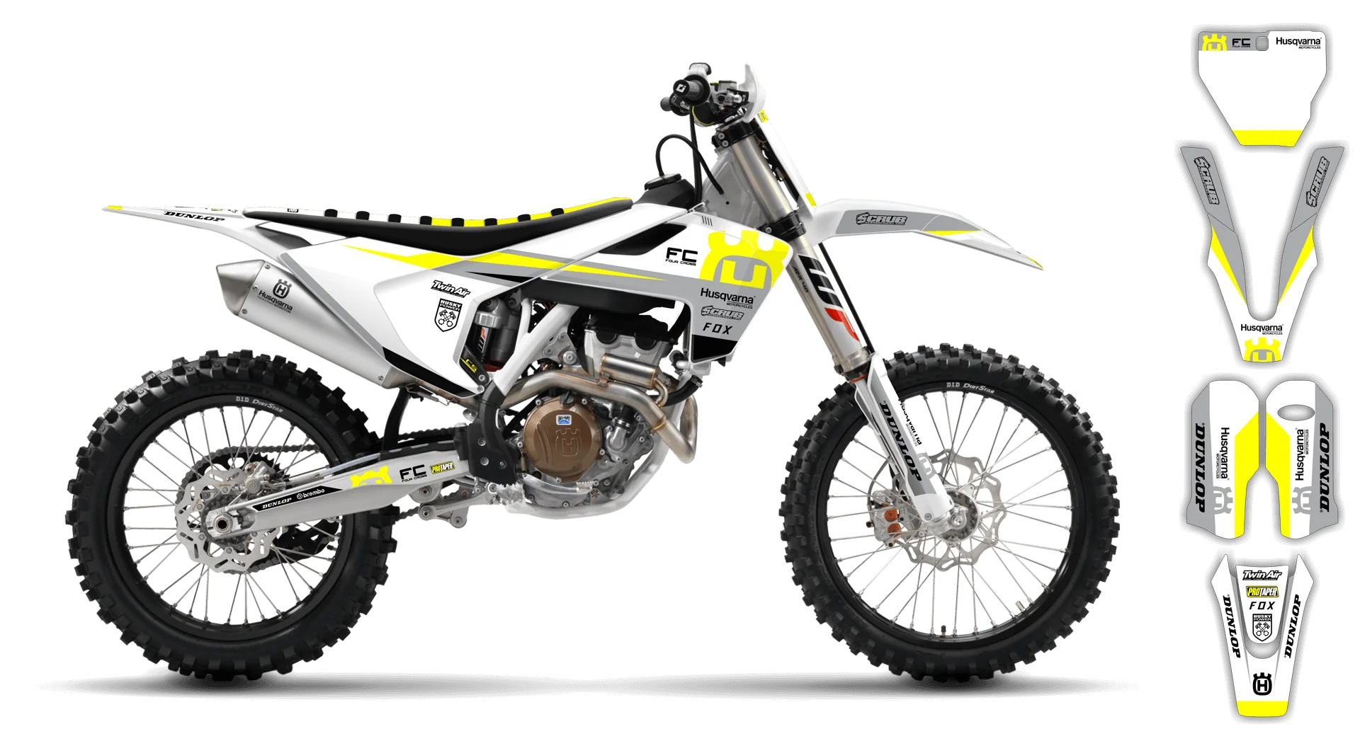 Graphics Kit - Husqvarna 14-> TC 65 - 2016-2023 - H7 - R3