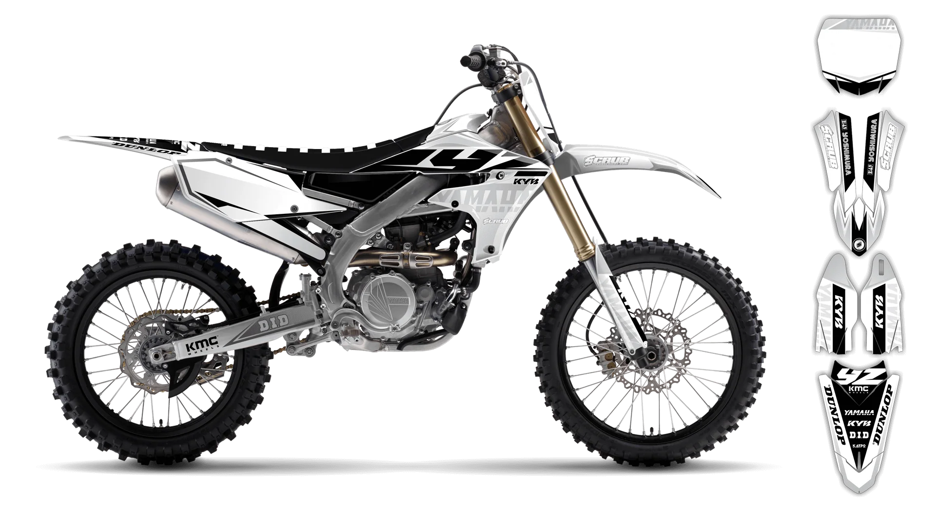 Graphics Kit - Yamaha - WR450F - 2024-2025 - Discovery - R1