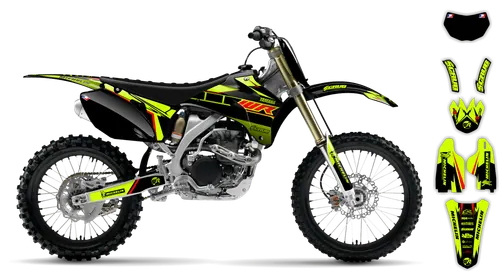 Graphics Kit - Yamaha - WR450F - 2003-2004 - Fluo 1 - ST