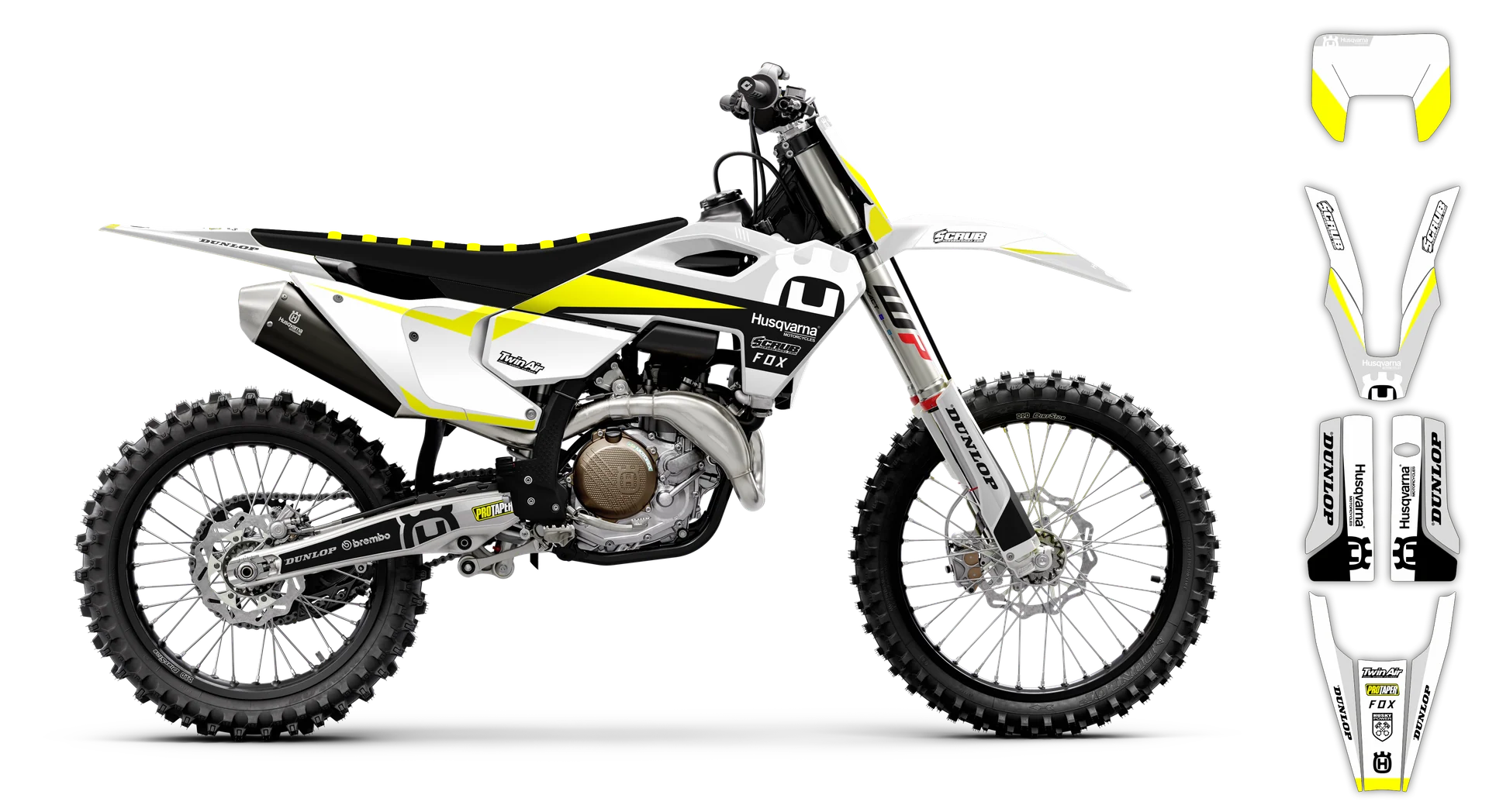 Graphics Kit - Husqvarna 14-> TE-FE Series - 2024 Heritage - H7 - R1