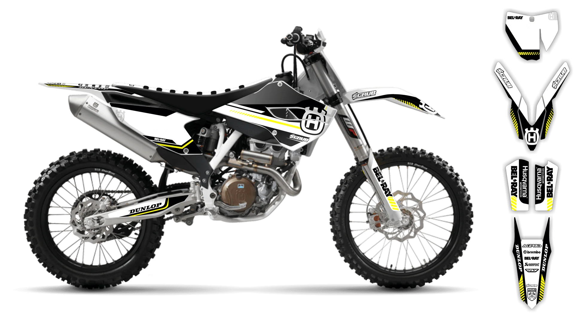 Graphics Kit - Husqvarna 14-> FS Series - 2014-2015 - H5 - R1