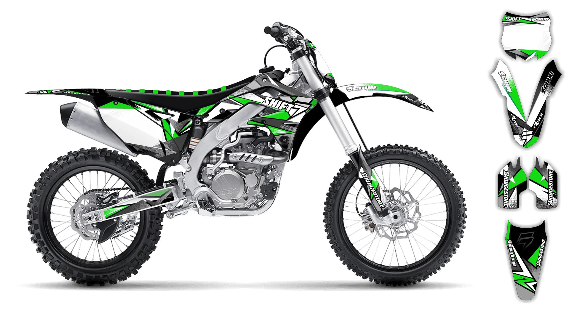 Graphics Kit - Kawasaki - KX 450F - 2012 - X-Rut - R3
