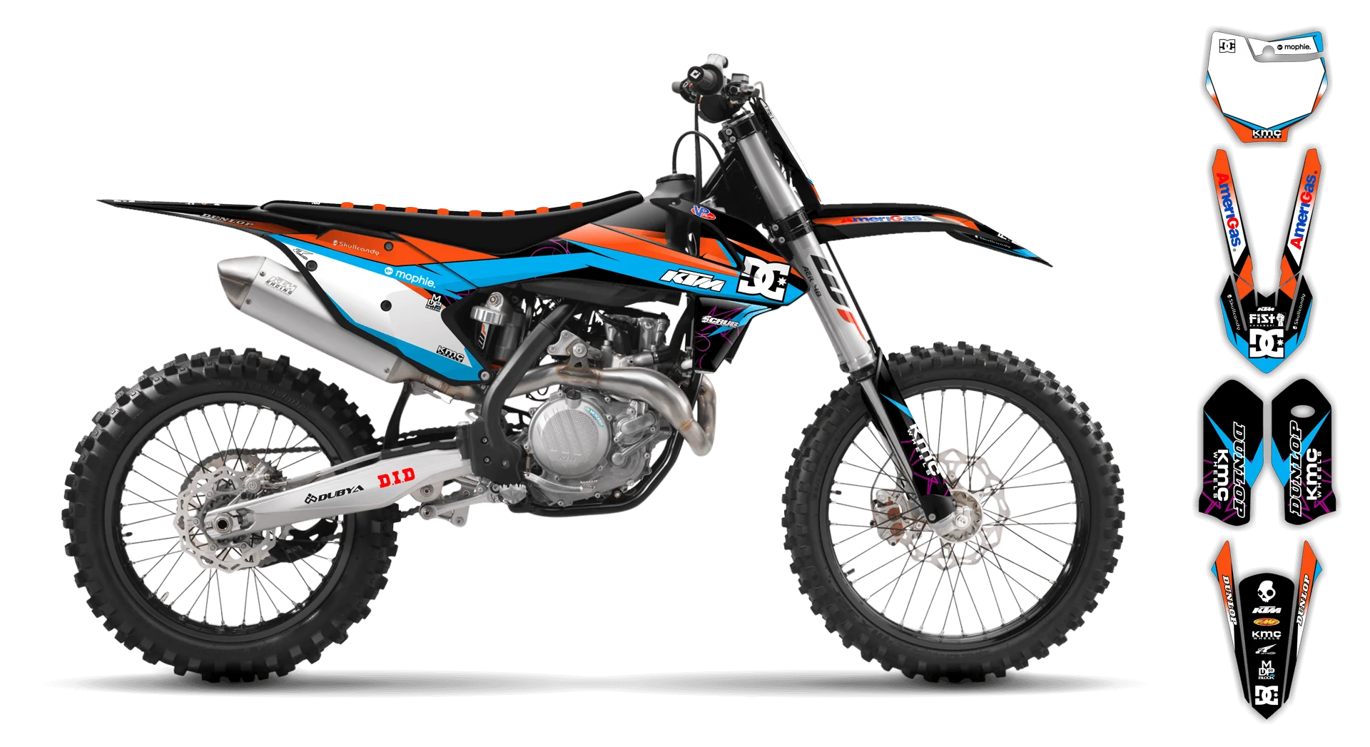 Graphics Kit - KTM - SX 50 - 2016-2023 - Pipeline - ST