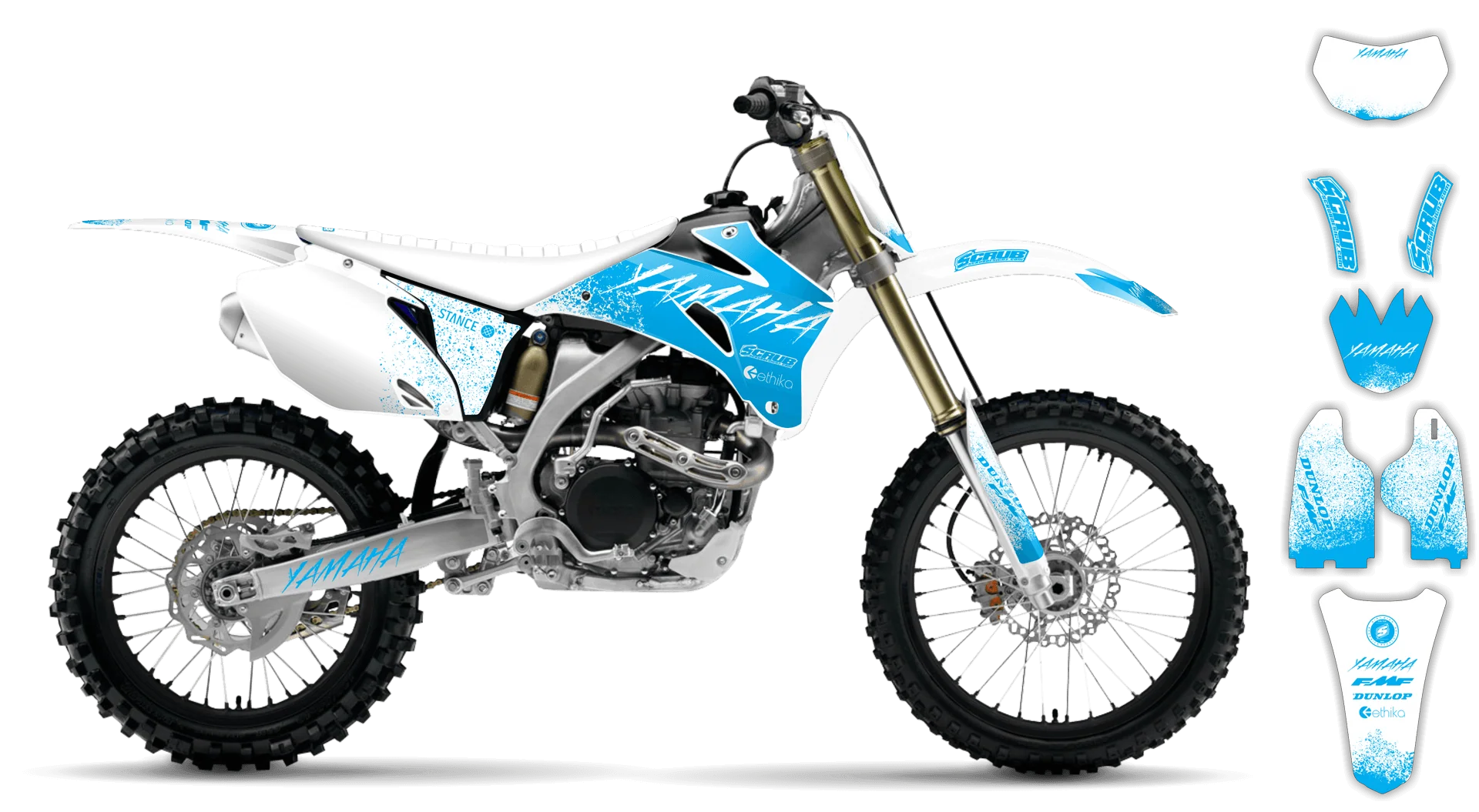 Graphics Kit - Yamaha - WR450F - 2003-2004 - Hecton - R1