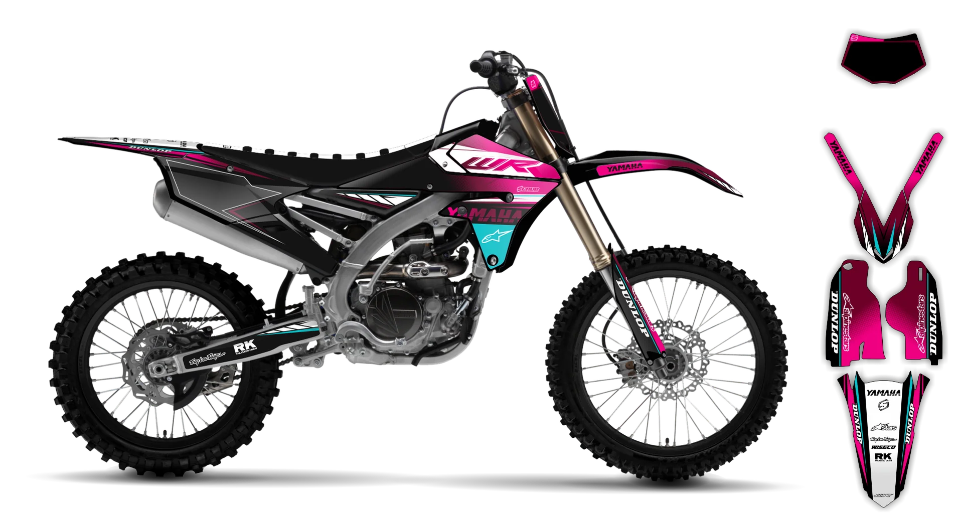 Graphics Kit - Yamaha - WR450F - 2016-2018 - Boognish - R2