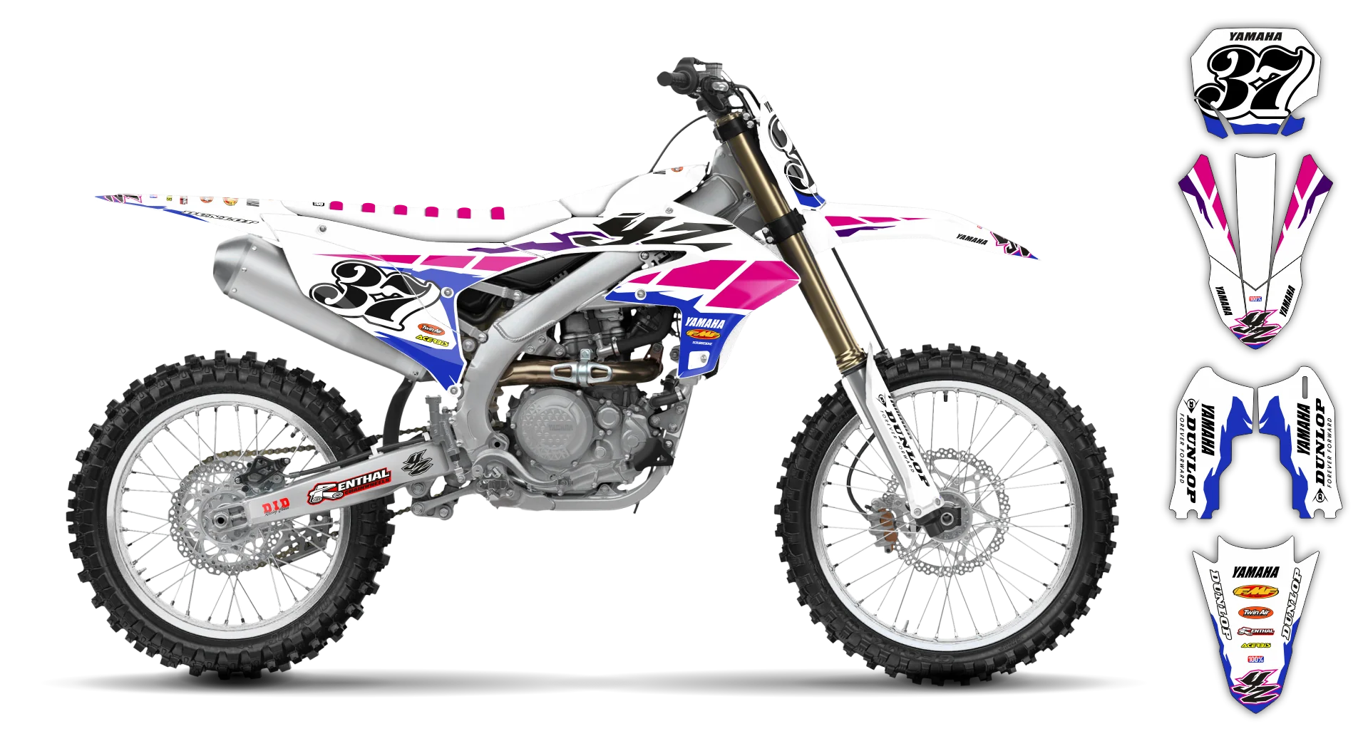 Graphics Kit - Yamaha - YZ450F - 2023-2025 - Dubach - LE