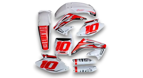 GFP - Honda - CR 250R - 2004-2007 - White-Xumonk-R2