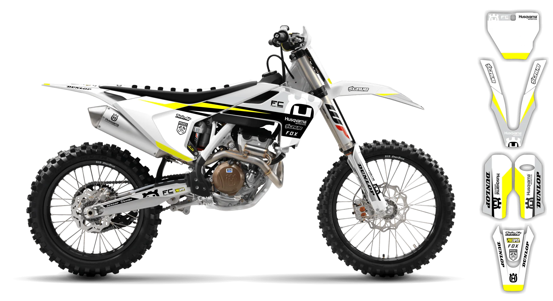 Graphics Kit - Husqvarna 14-> TC-FC-FX Series - 2016-2018 - H7 - R1