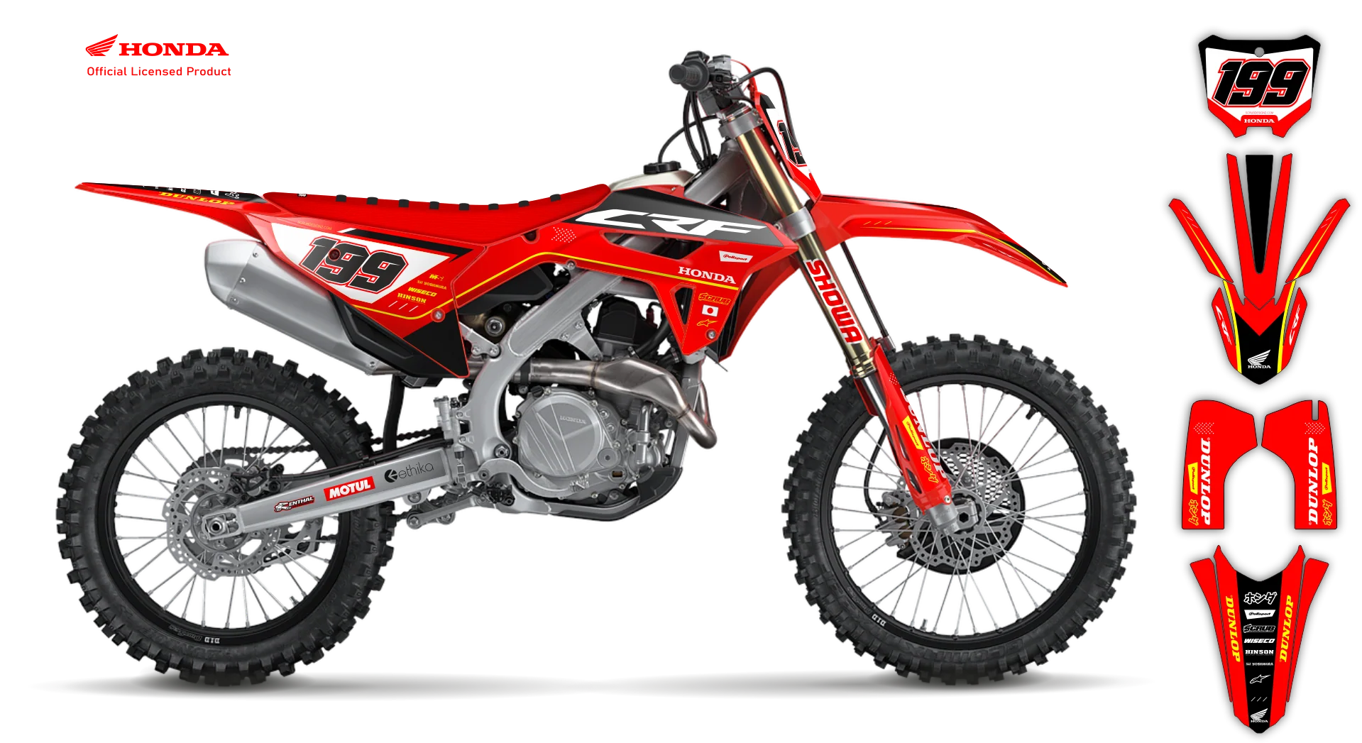 Graphics Kit - Honda - CRF 110 - 2019-2023 - Ninja - R1