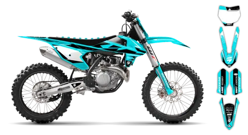 Graphics Kit - KTM - SX 50 - 2016-2023 - Teal - ST