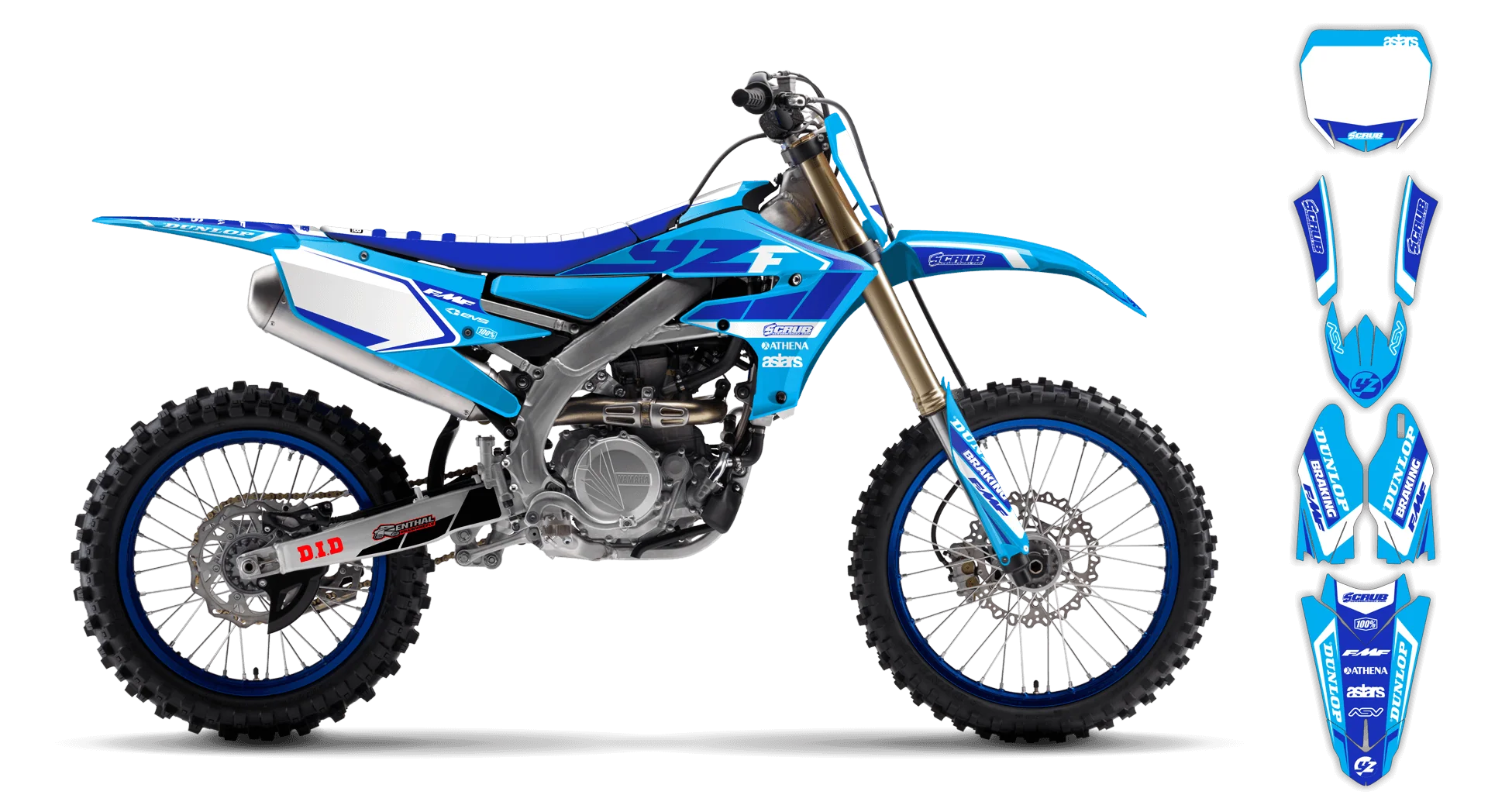 Graphics Kit - Yamaha - YZ450F - 2018-2022 - Eclipse - LE