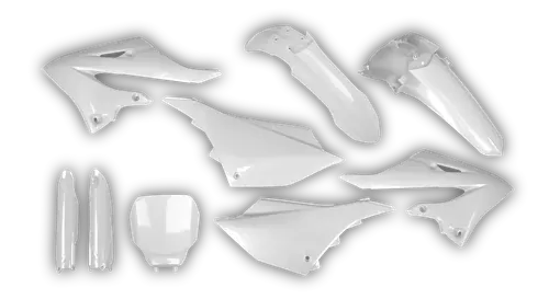 Plastics Kit - Yamaha - YZ 125 - 2022-2025 - Full Kit - White Restyle