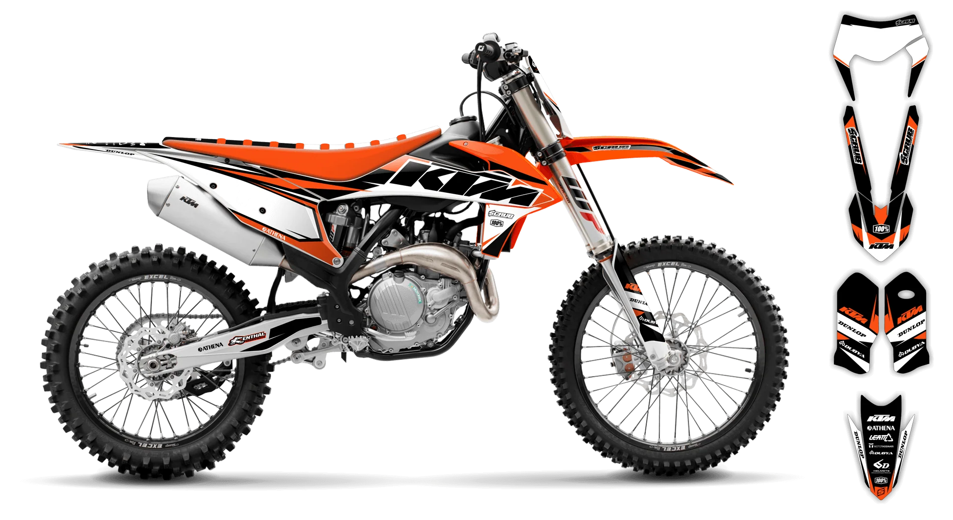 Graphics Kit - KTM - EXC EXC-F / XC-W XCF-W - 2020-2023 - K1 - LE