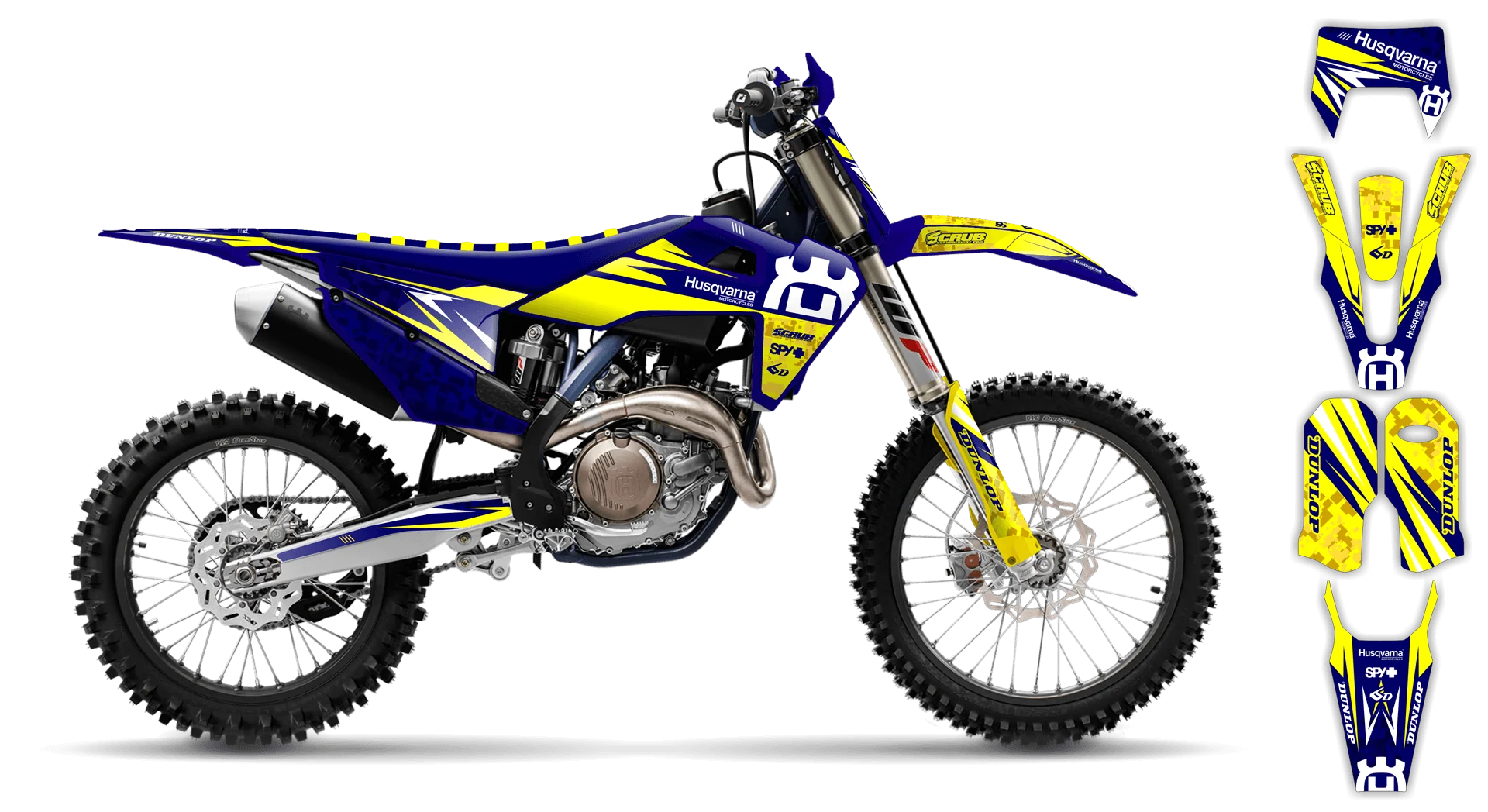 Graphics Kit - Husqvarna 14-> TE-FE Series - 2020-2023 - H-SE1059 - LE