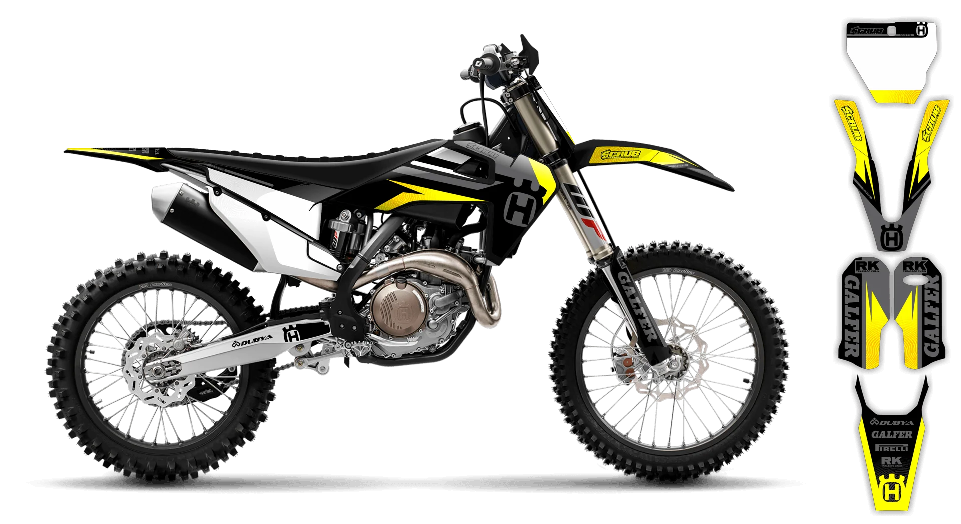 Graphics Kit - Husqvarna 14-> FS Series - 2023-2024 - H11 - R1