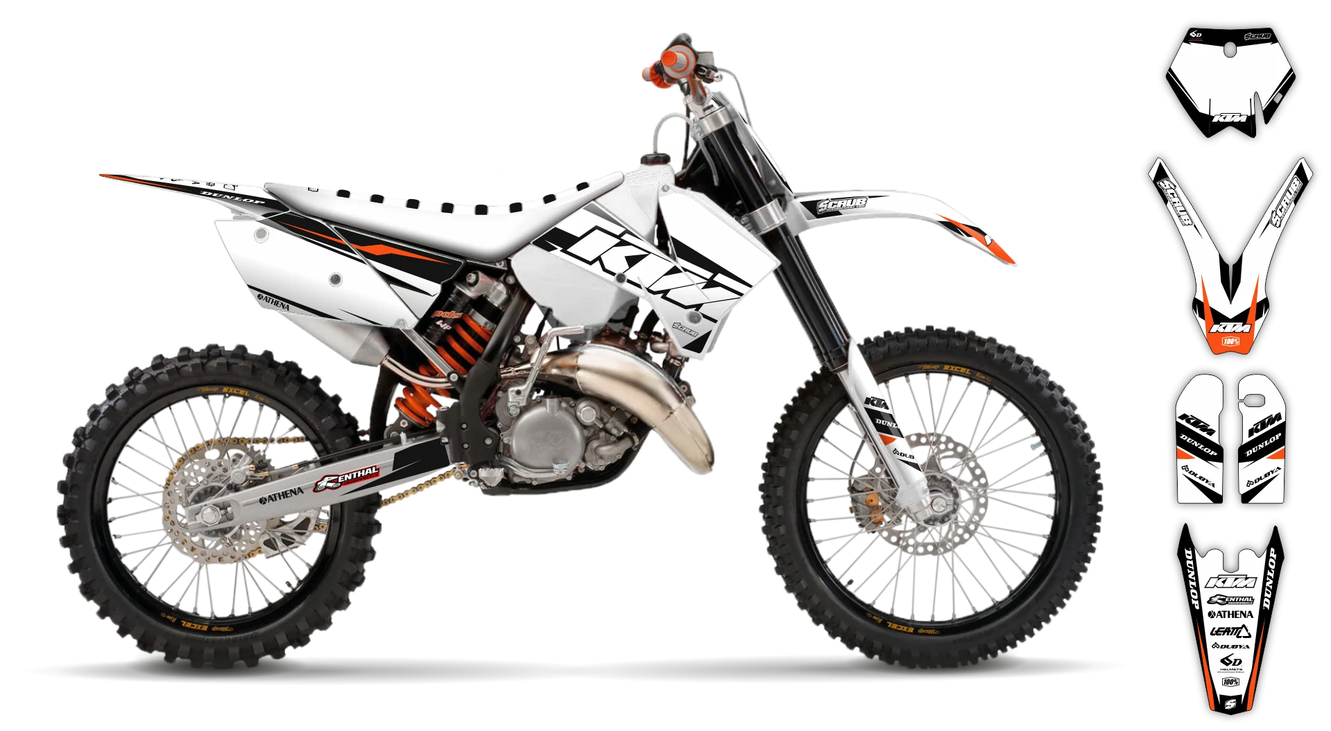 Graphics Kit - KTM - SX SX-F / XC XC-F - 2005-2006 - K1 - R1