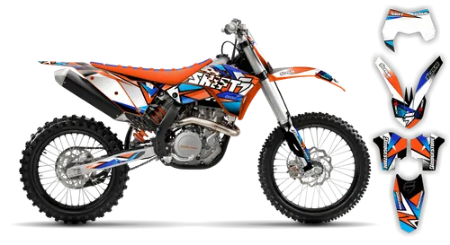 Graphics Kit - KTM - EXC EXC-F / XC-W XCF-W - 2008-2011 - X-Rut - ST