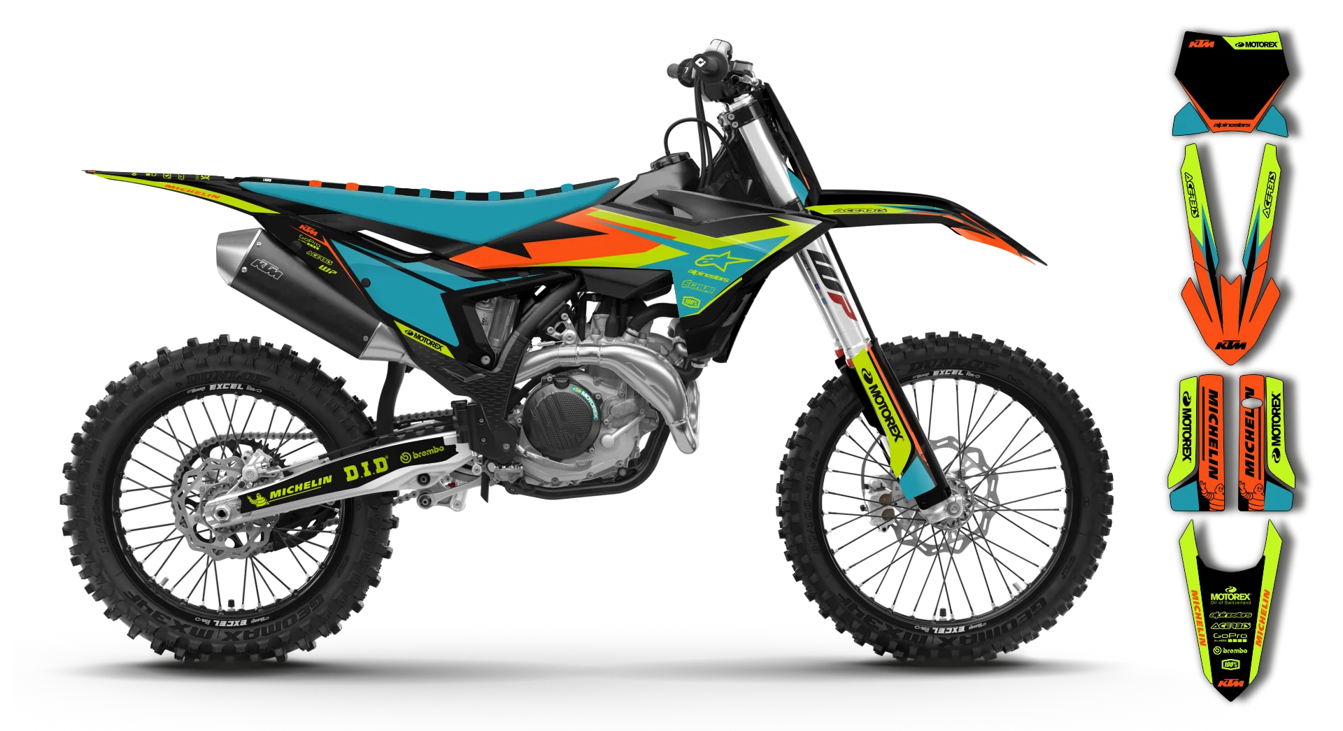 Graphics Kit - KTM - SX SX-F / XC XC-F - 2025 - K-SE1098 - R2