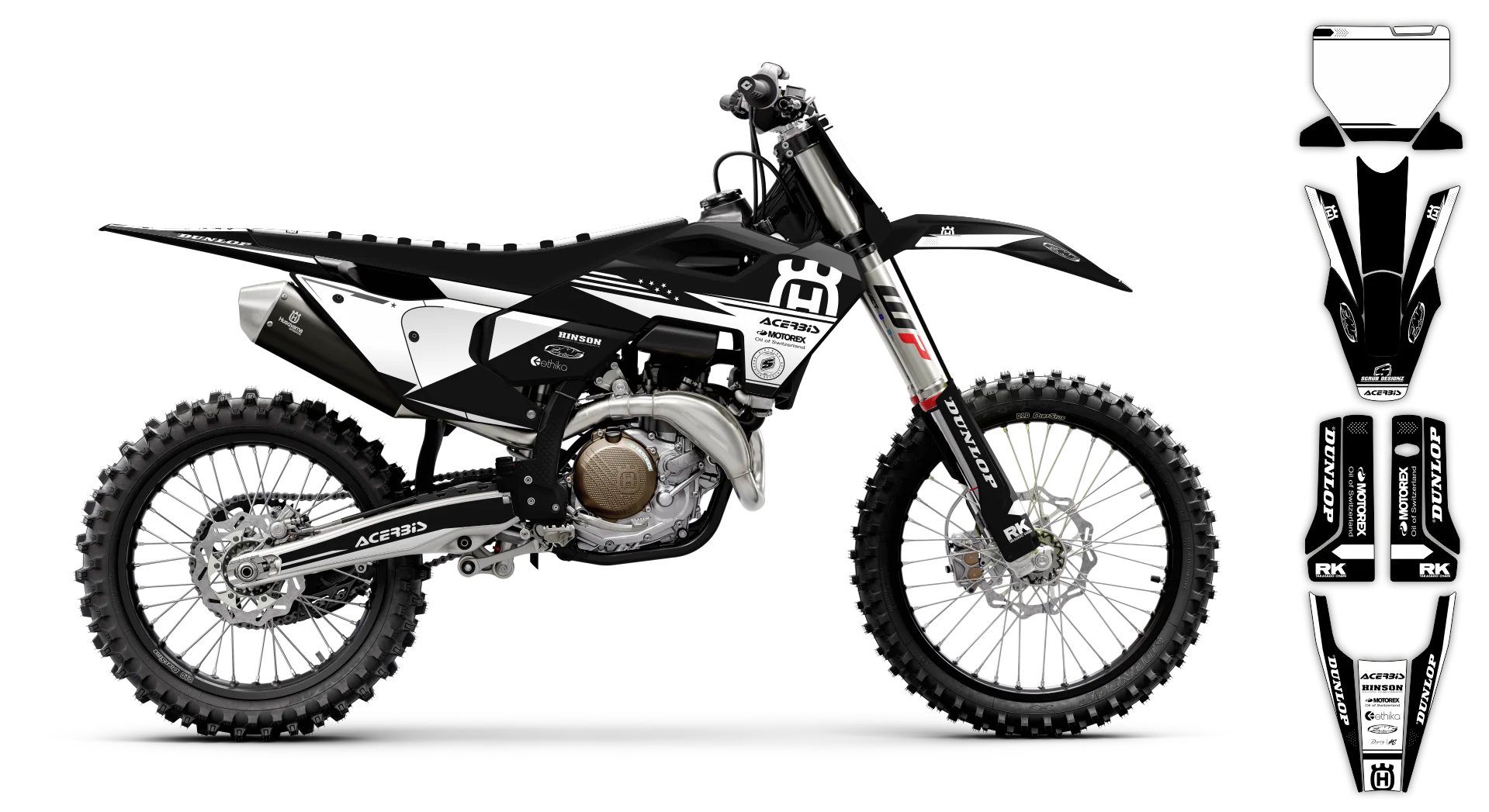 Graphics Kit - Husqvarna 14-> TC-FC-FX Series - 2023-2024 - H14 - R2