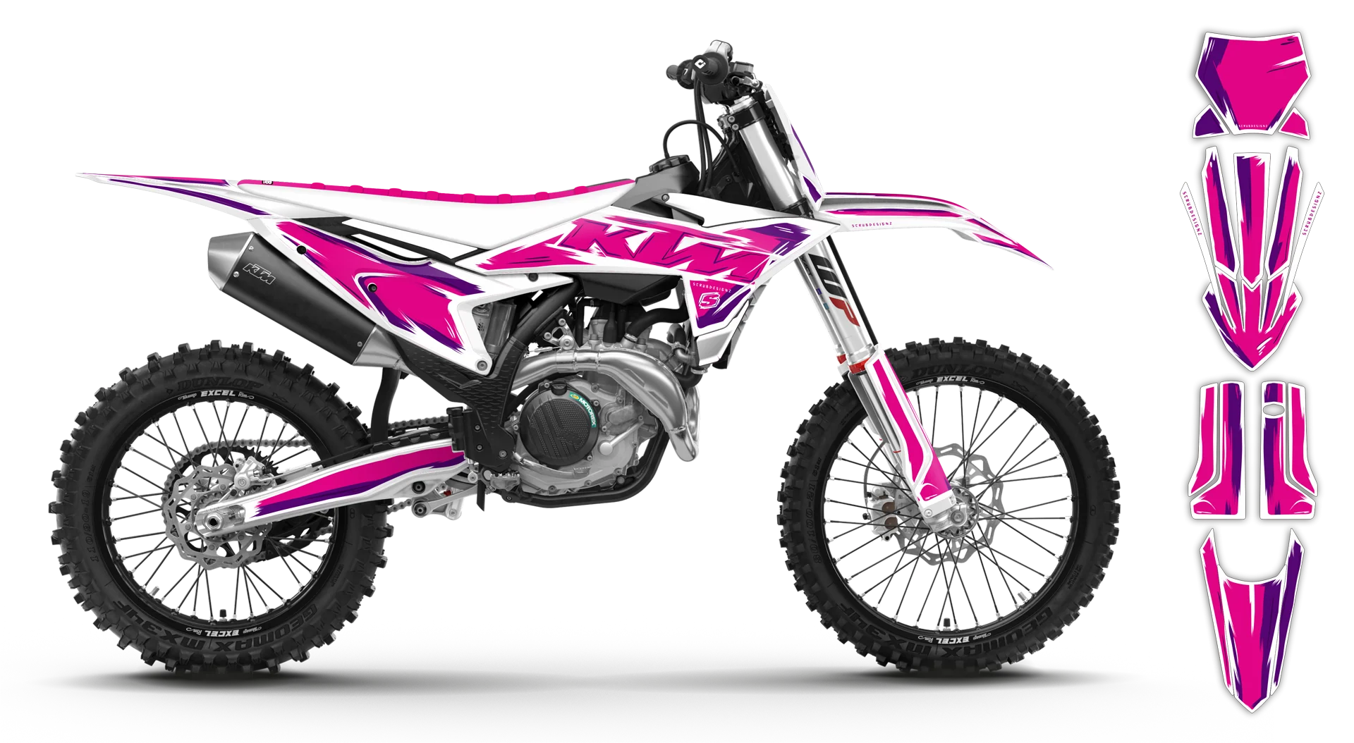 Graphics Kit - KTM - SX SX-F / XC XC-F - 2025 - Artlex - R5