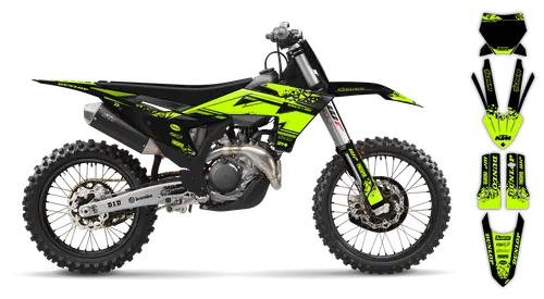 Graphics Kit - KTM - SX SX-F / XC XC-F - 2023-2024 - Fluo K6 - ST
