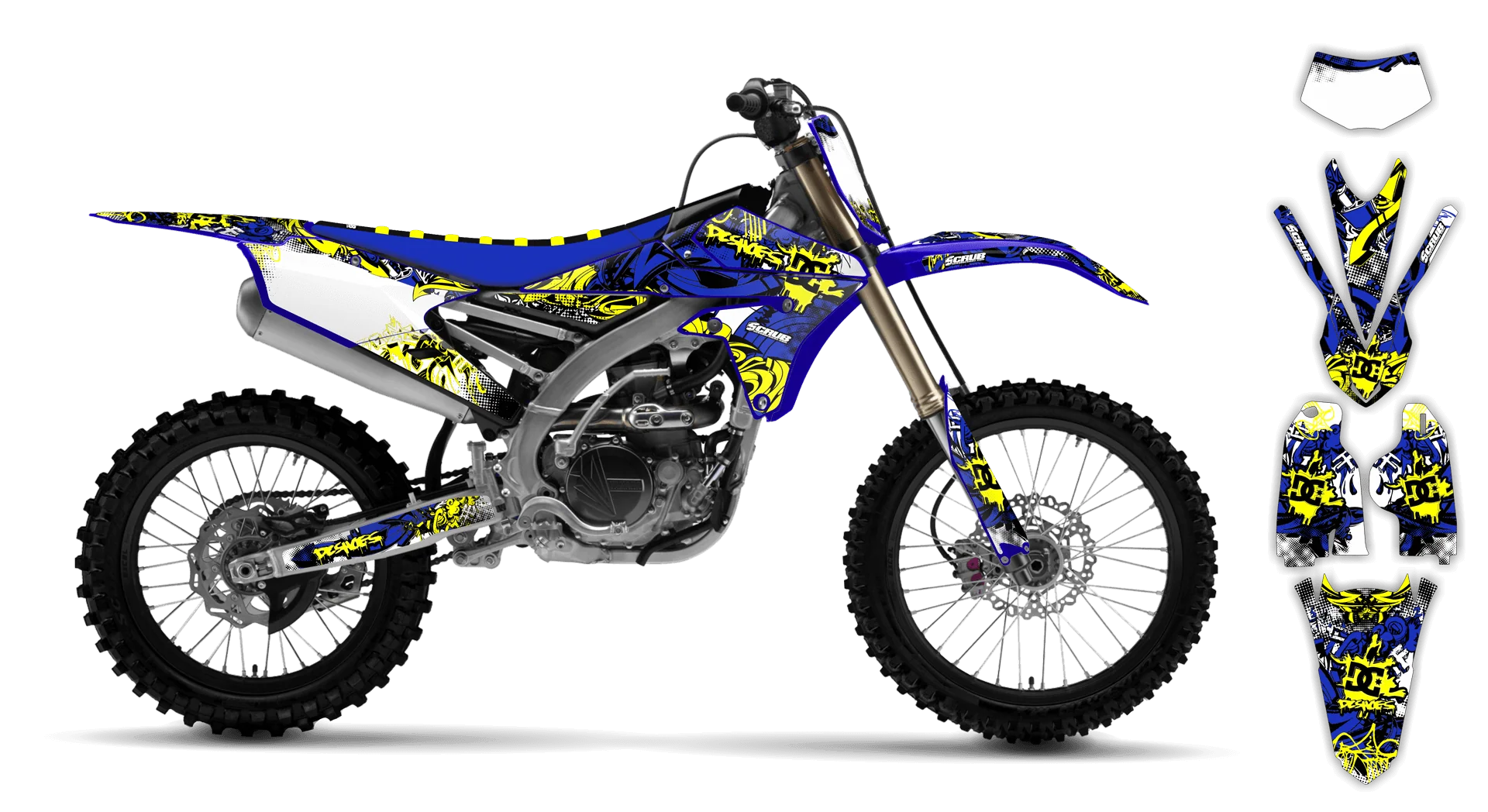 Graphics Kit - Yamaha - WR450F - 2016-2018 - Attack - R1