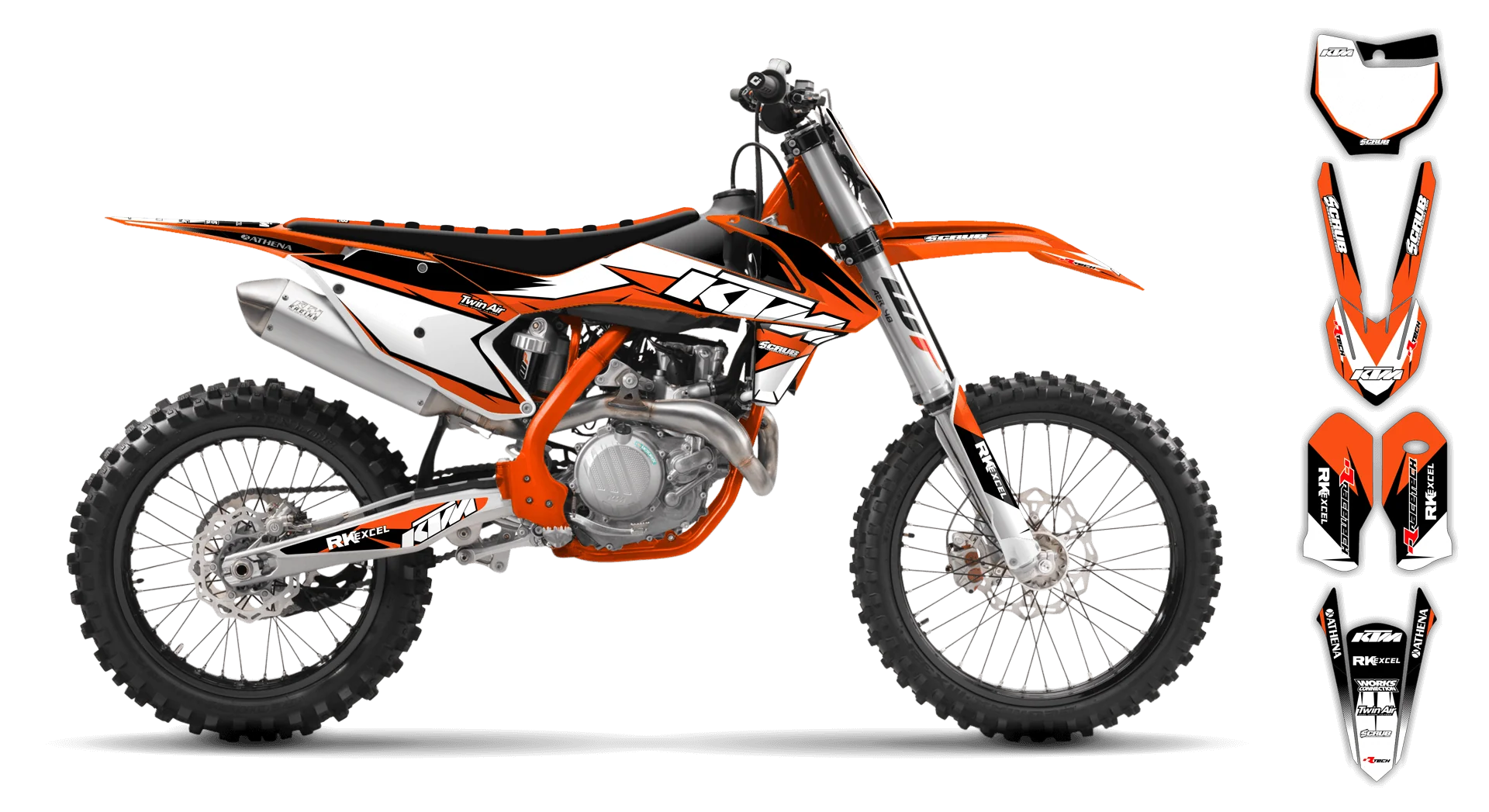Graphics Kit - KTM - SX 50 - 2016-2023 - K10 - ST
