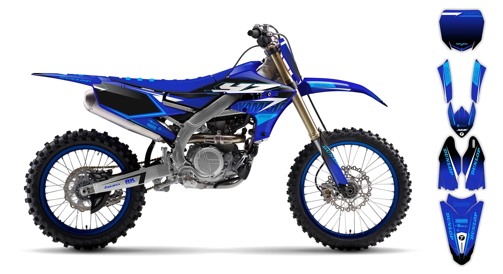 Graphics Kit - Yamaha - YZ250F - 2019-2023 - SE1086 - R1