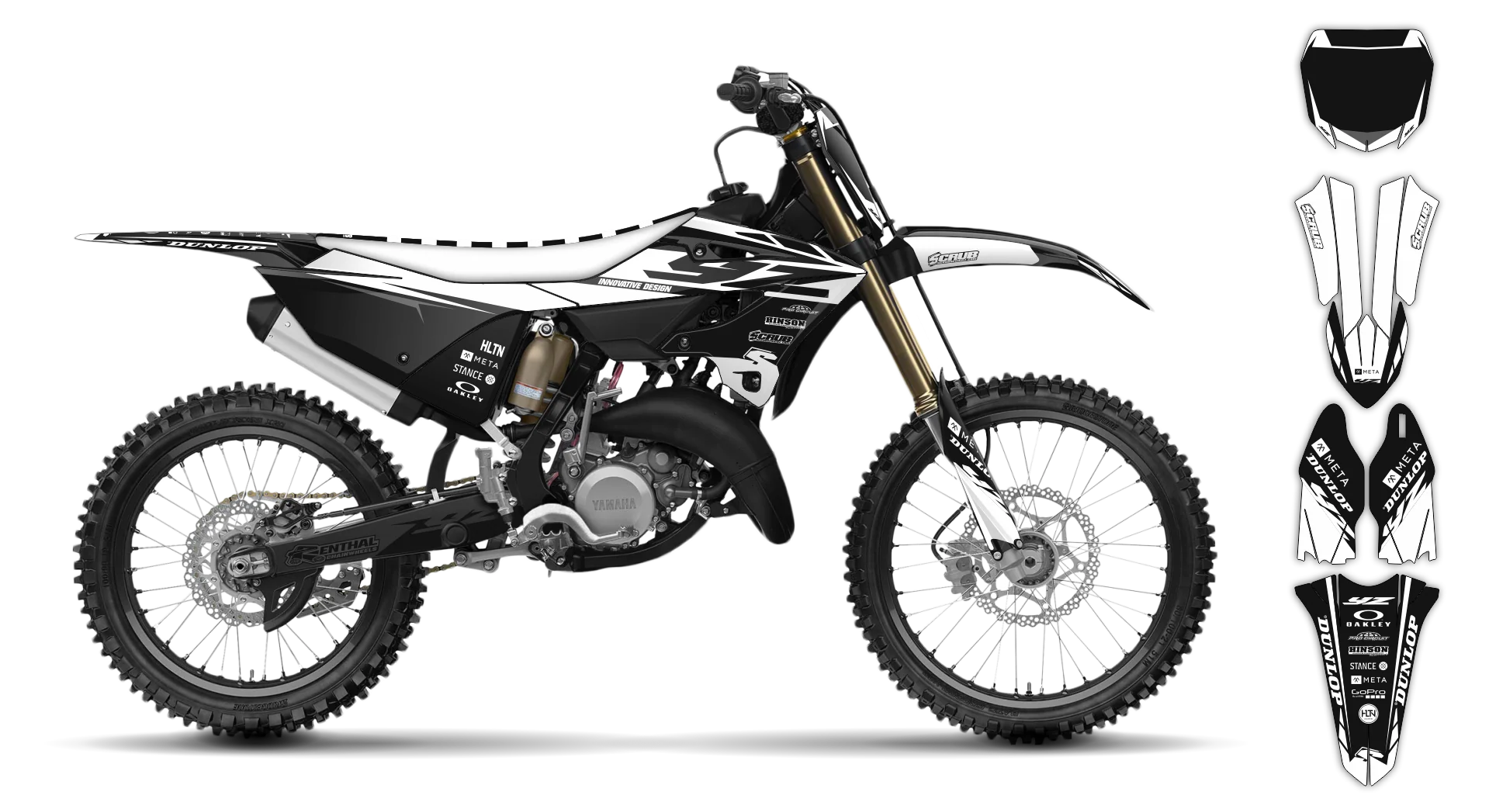 Graphics Kit - Yamaha - YZ 125 - 2022-2025 - SE1002 - R4