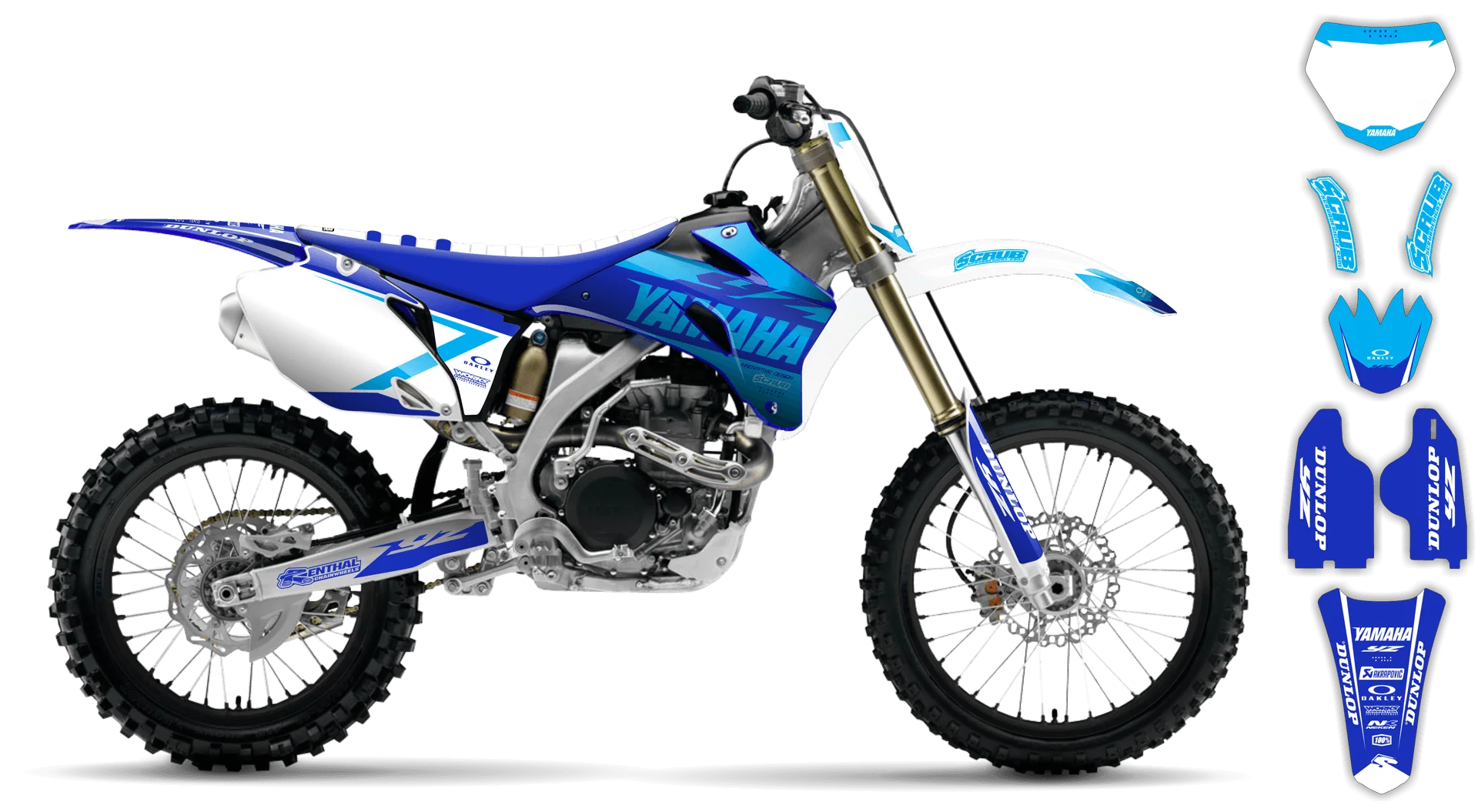 Graphics Kit - Yamaha - YZ450F - 2005 - Corgis - R2