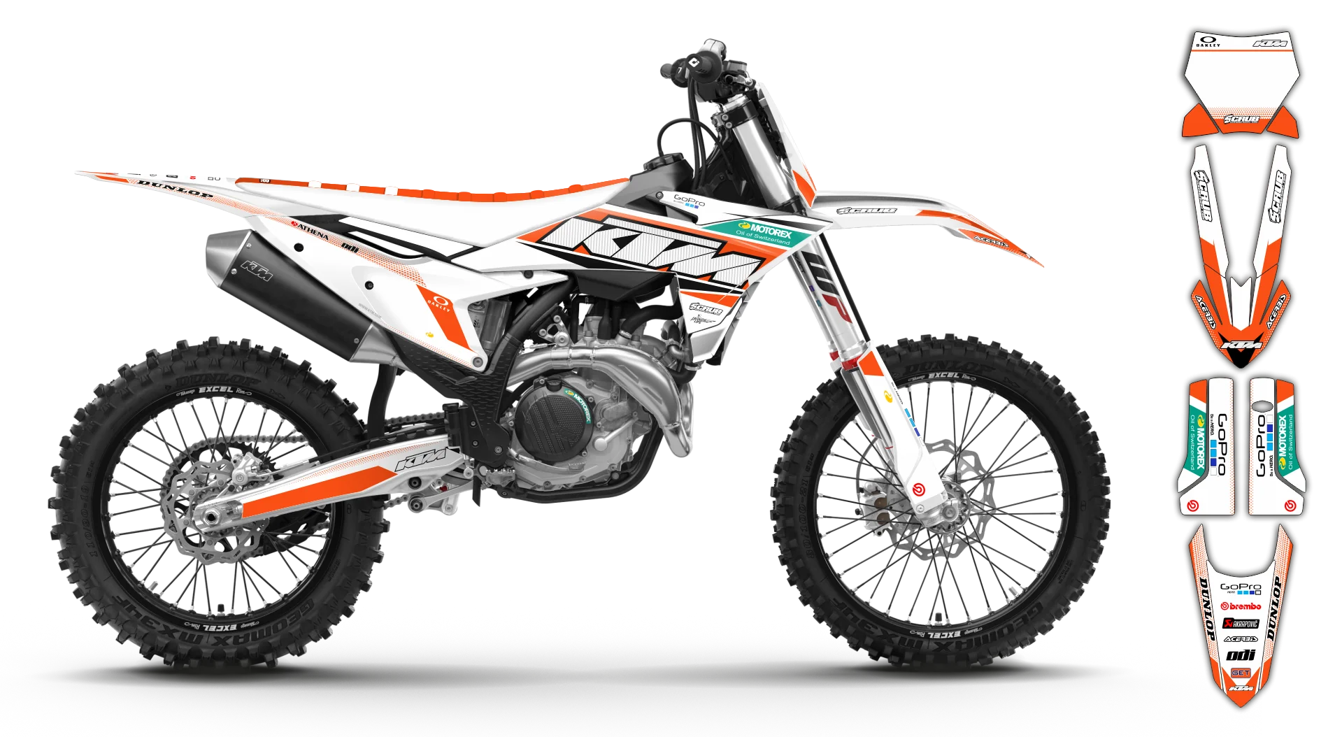 Graphics Kit - KTM - SX SX-F / XC XC-F - 2025 - K11 - R2