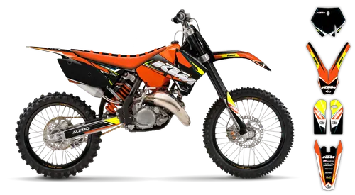 Graphics Kit - KTM - SX SX-F / XC XC-F - 2005-2006 - K4 - ST