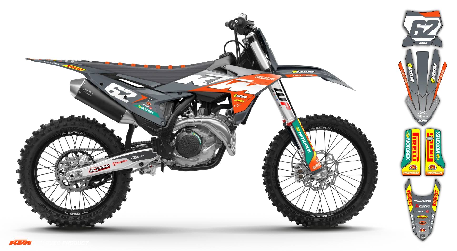 Graphics Kit - KTM - SX SX-F / XC XC-F - 2025 - K23 - LE