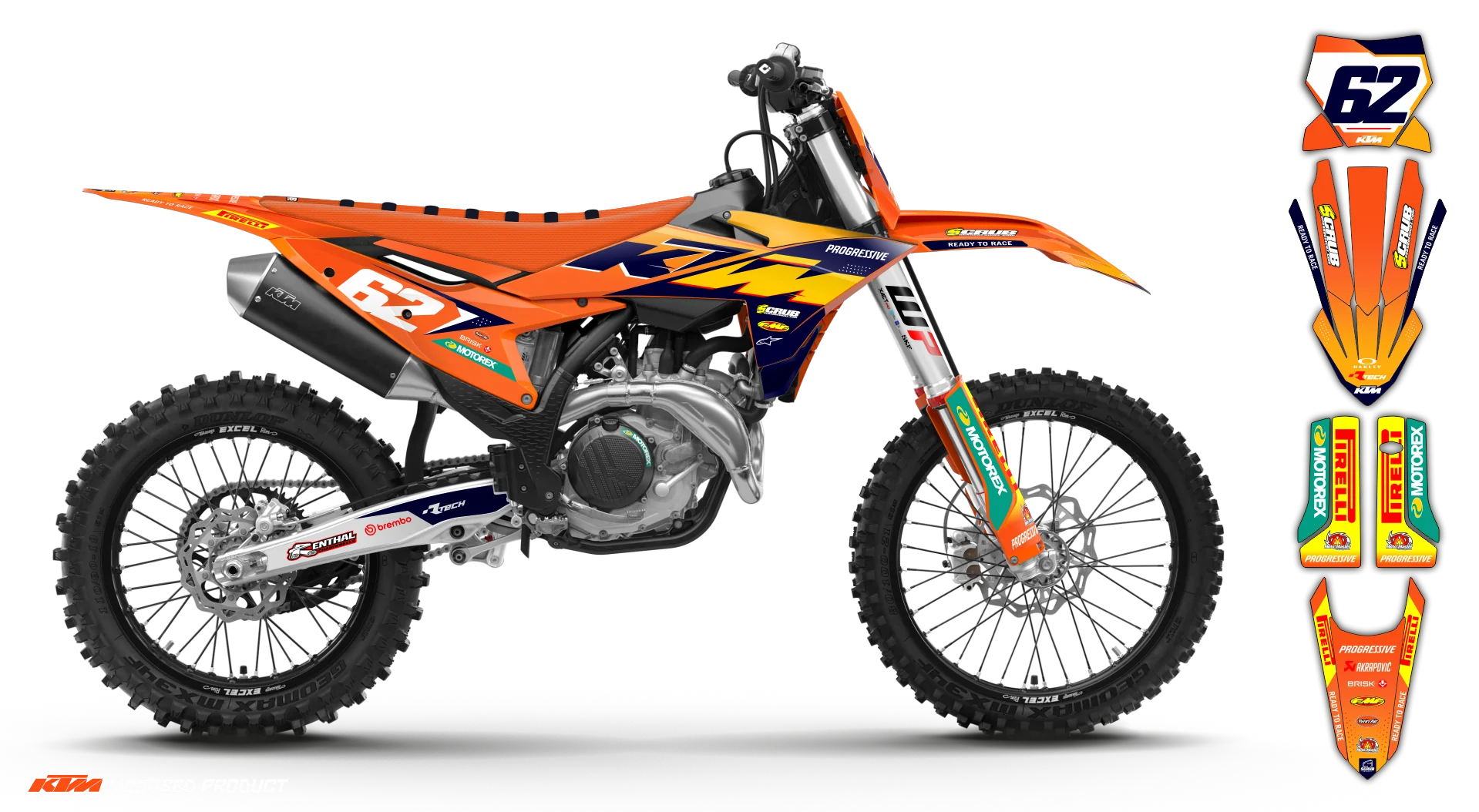 Graphic Kit - KTM - 1290 SUPER ADVENTURE S - 2021-2023 - K23 - R4