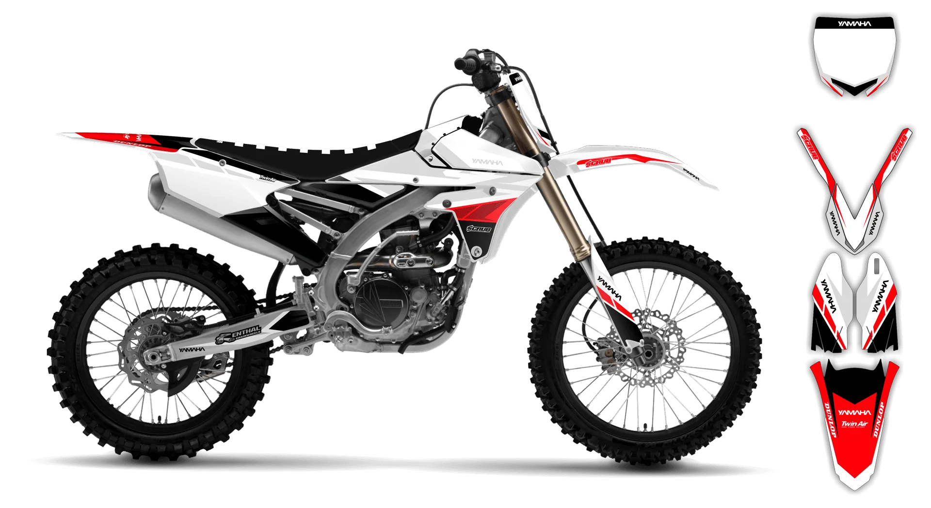 Graphics Kit - Yamaha - YZ450F - 2014-2017 - Sukuba - R4