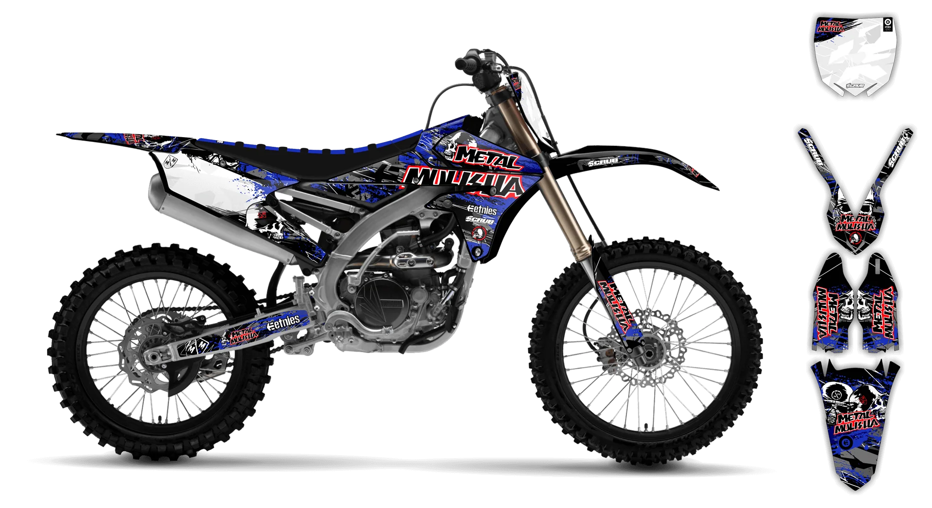 Graphics Kit - Yamaha - YZ450F - 2014-2017 - Em Em - LE