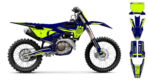 Graphics Kit - Husqvarna 14-> TC-FC-FX Series - 2023-2024 - Fluo H14 - ST