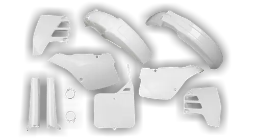 Plastics Kit - Suzuki - RM 250 - 1992 - Full Kit - White