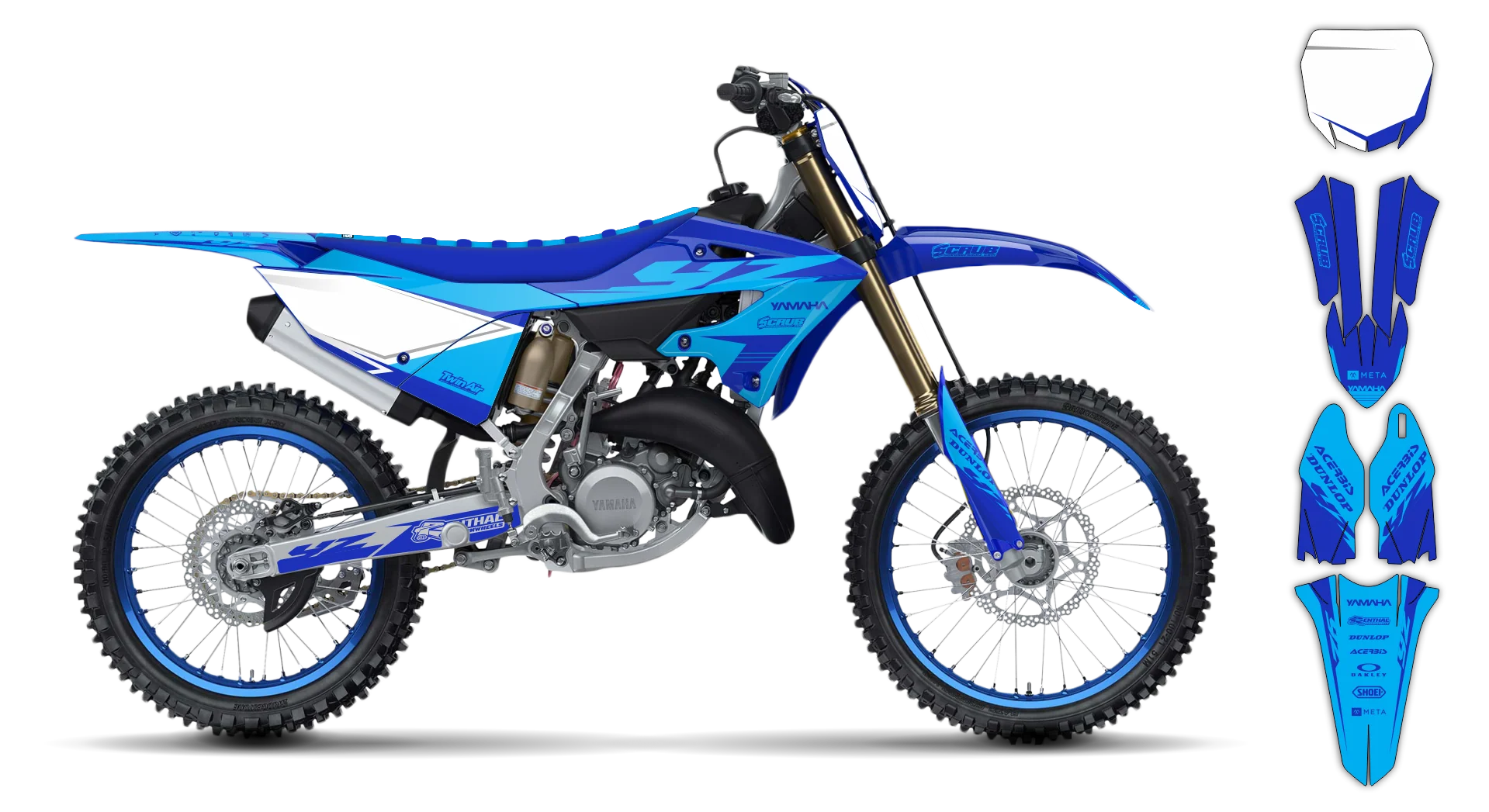 Graphics Kit - Yamaha - YZ 125 - 2022-2025 - Nyxet - LE
