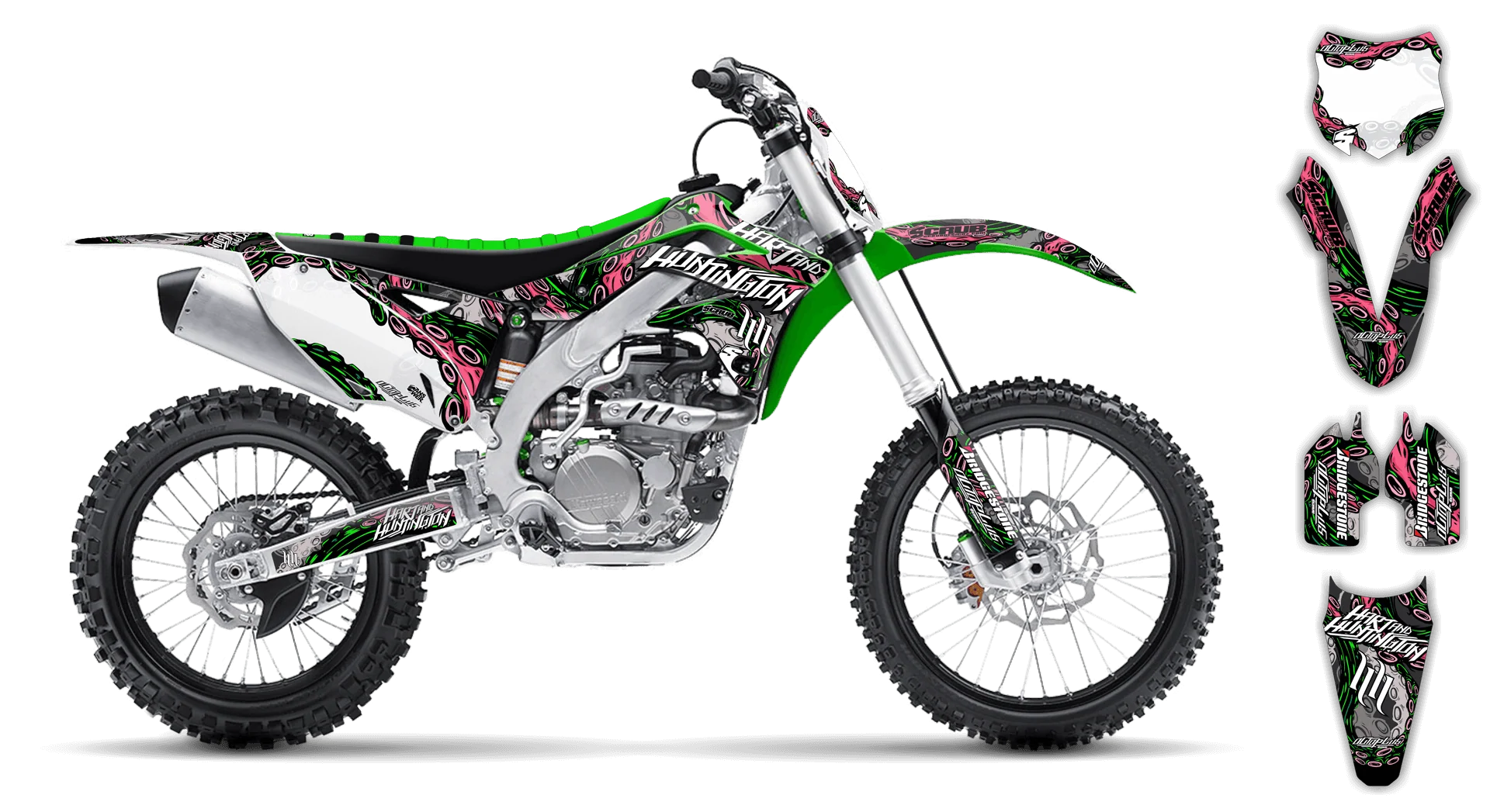 Graphics Kit - Kawasaki - KX 450F - 2006-2008 - Octoplus - ST