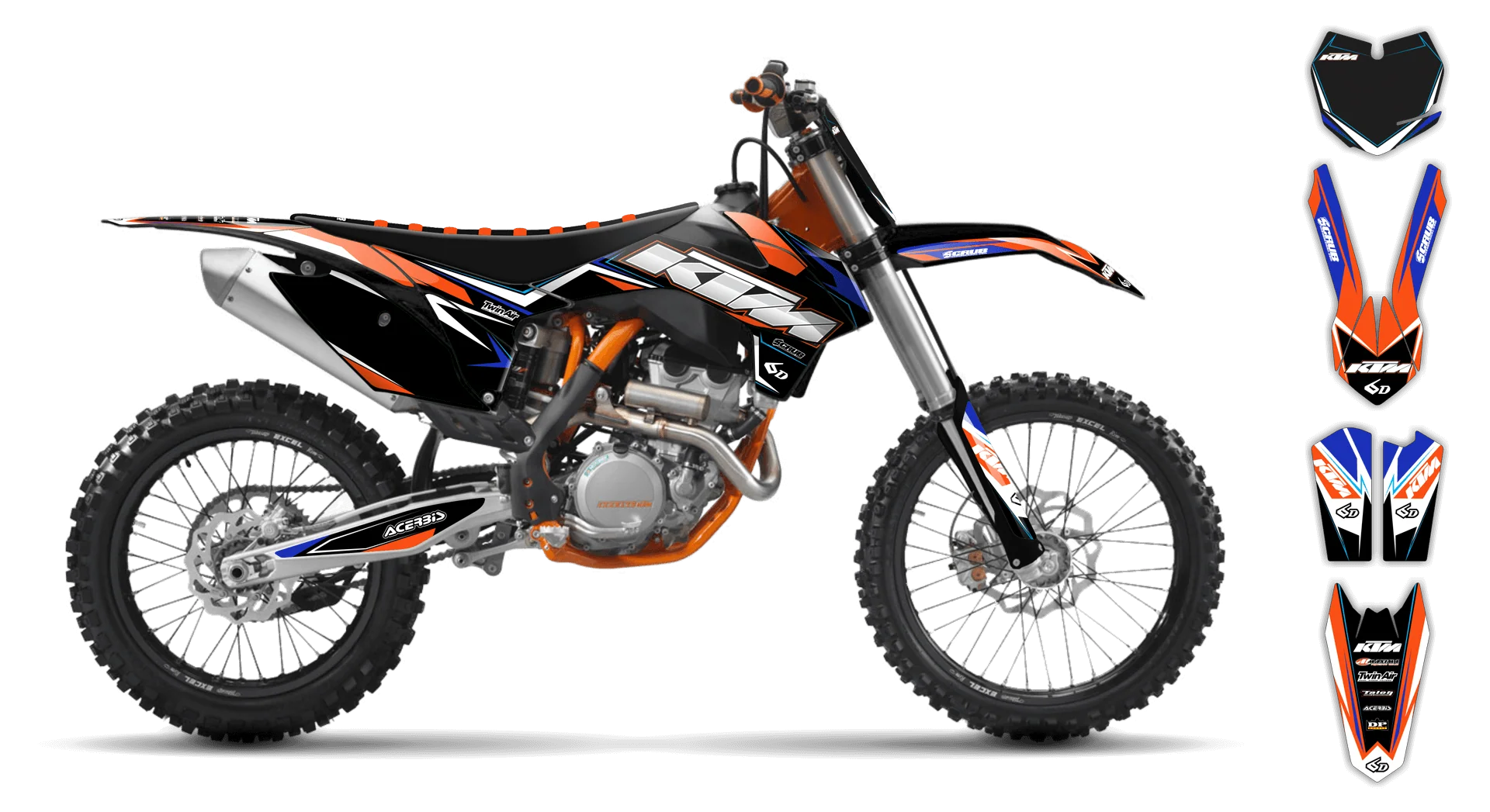 Graphics Kit - KTM - SX SX-F / XC XC-F - 2015 - K4 - LE