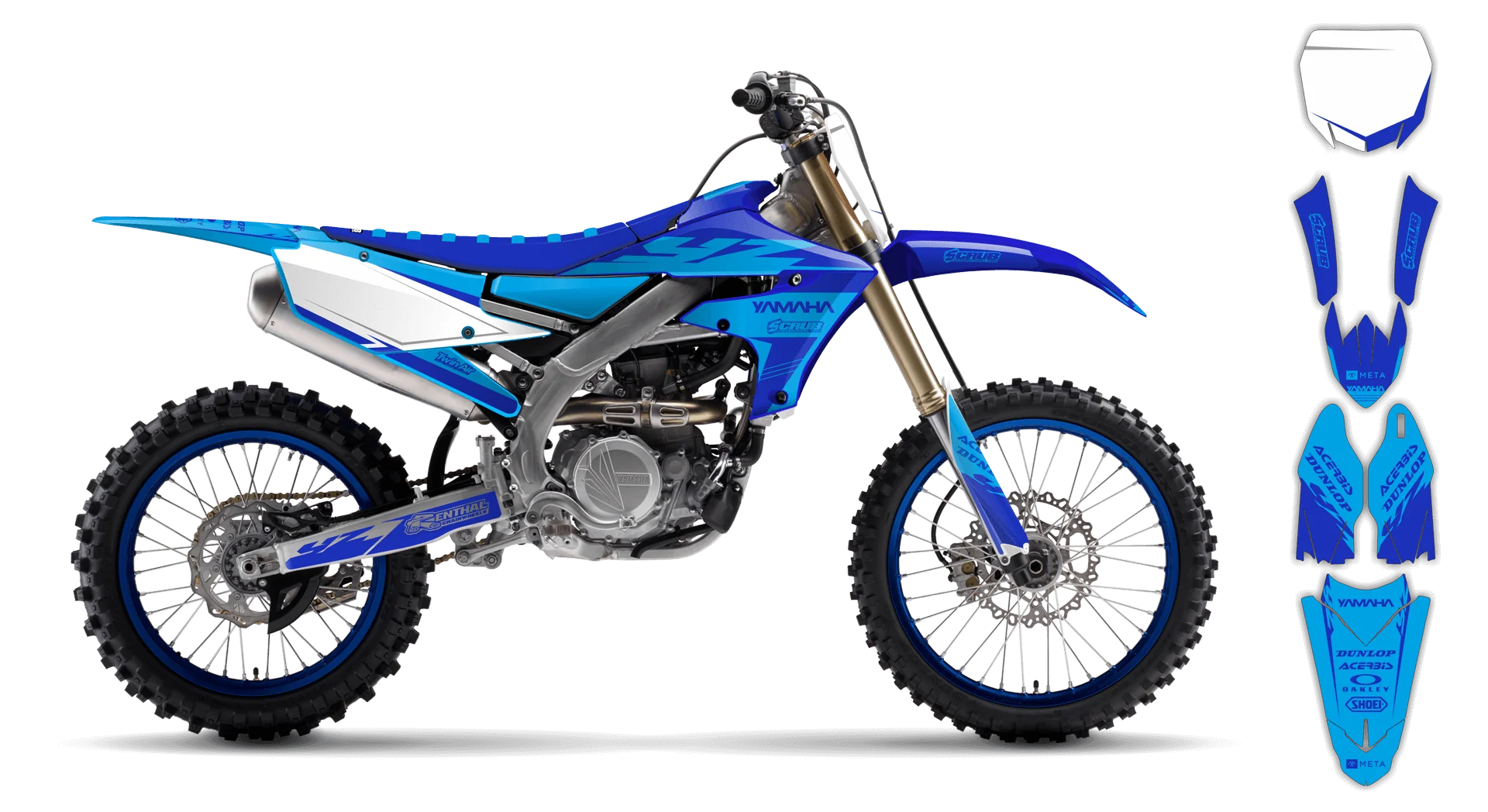 Graphics Kit - Yamaha - WR450F - 2024-2025 - Nyxet - LE