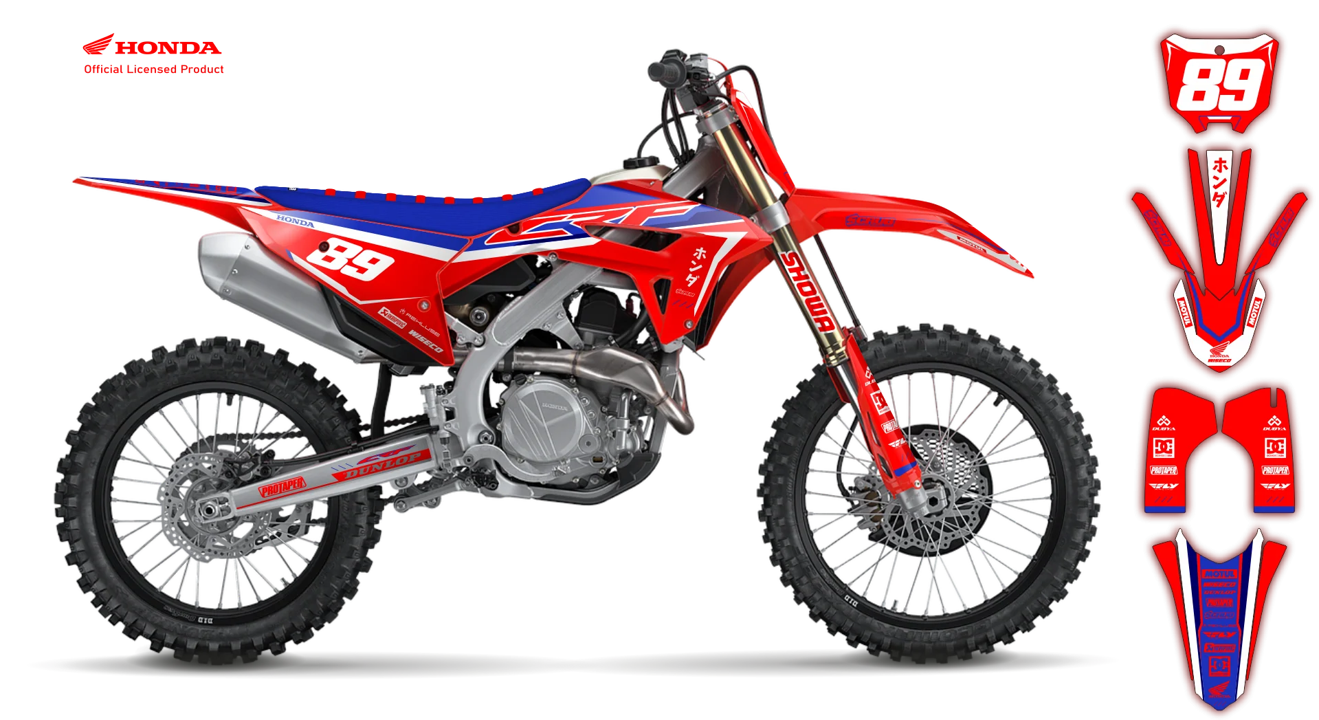 Graphics Kit - Honda - CRF 110 - 2013-2018 - Xumonk - LE