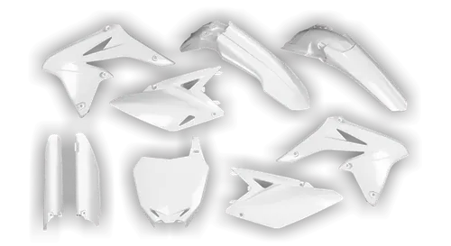 Plastics Kit - Suzuki - RMZ 250 - 2010-2018 - Full Kit - White