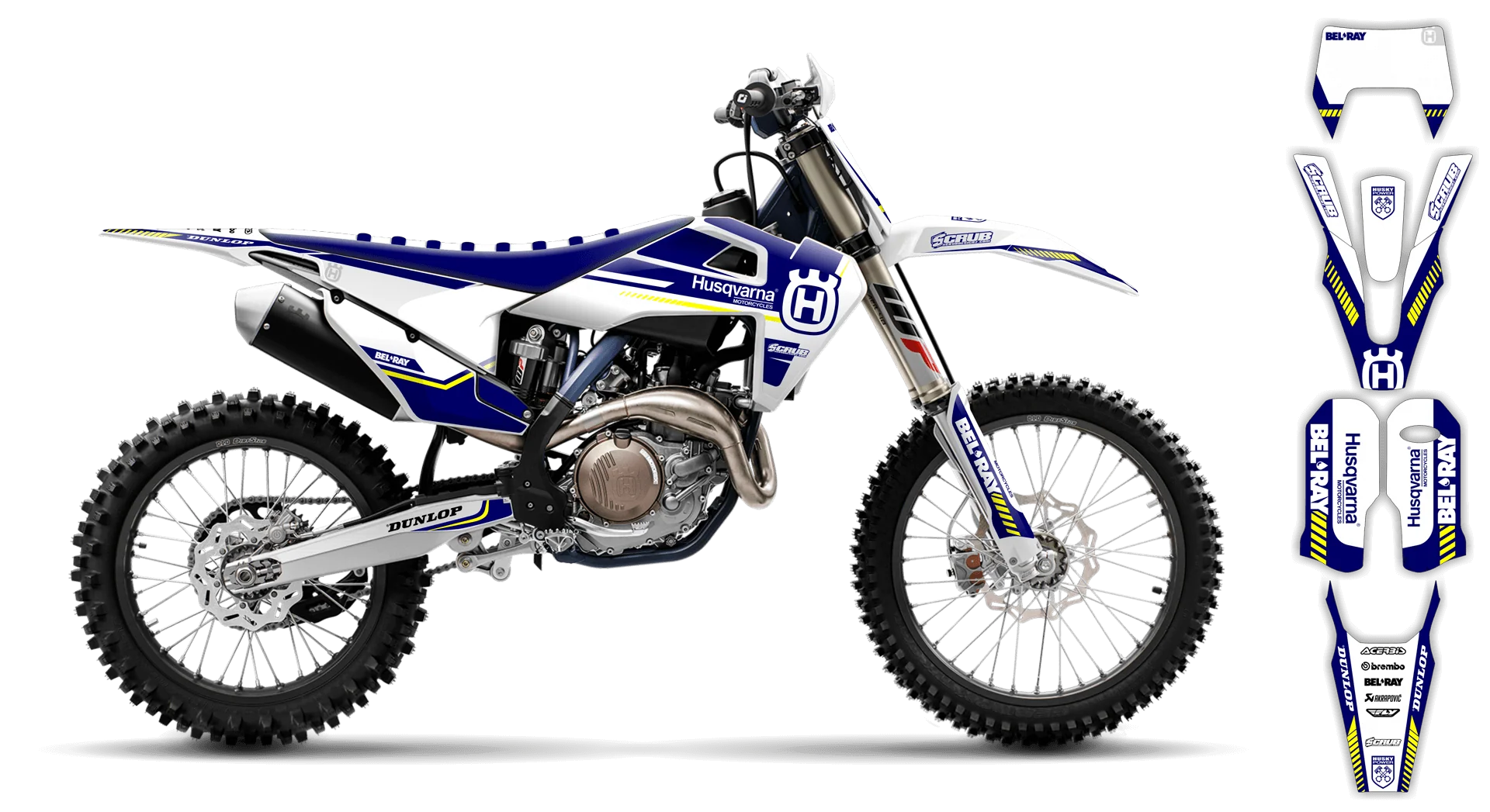 Graphics Kit - Husqvarna 14-> TE-FE Series - 2020-2023 - H5 - LE